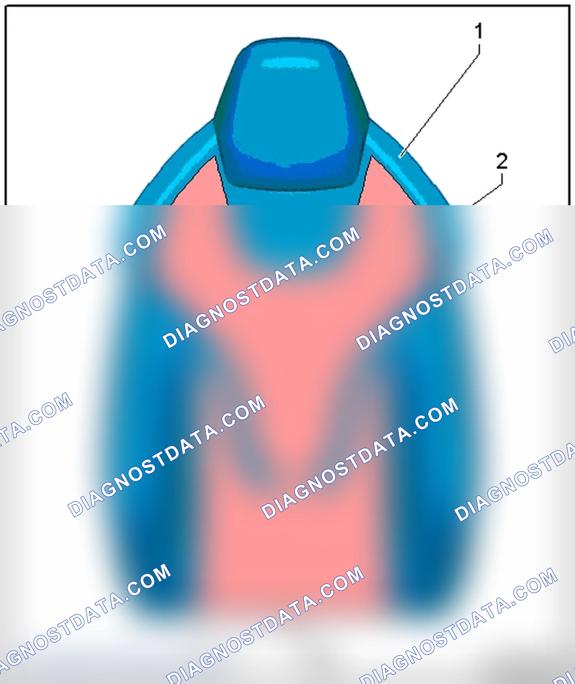 Scheme 363: BACKREST HEATING ELEMENT OVERVIEW, SUPER SPORT SEAT