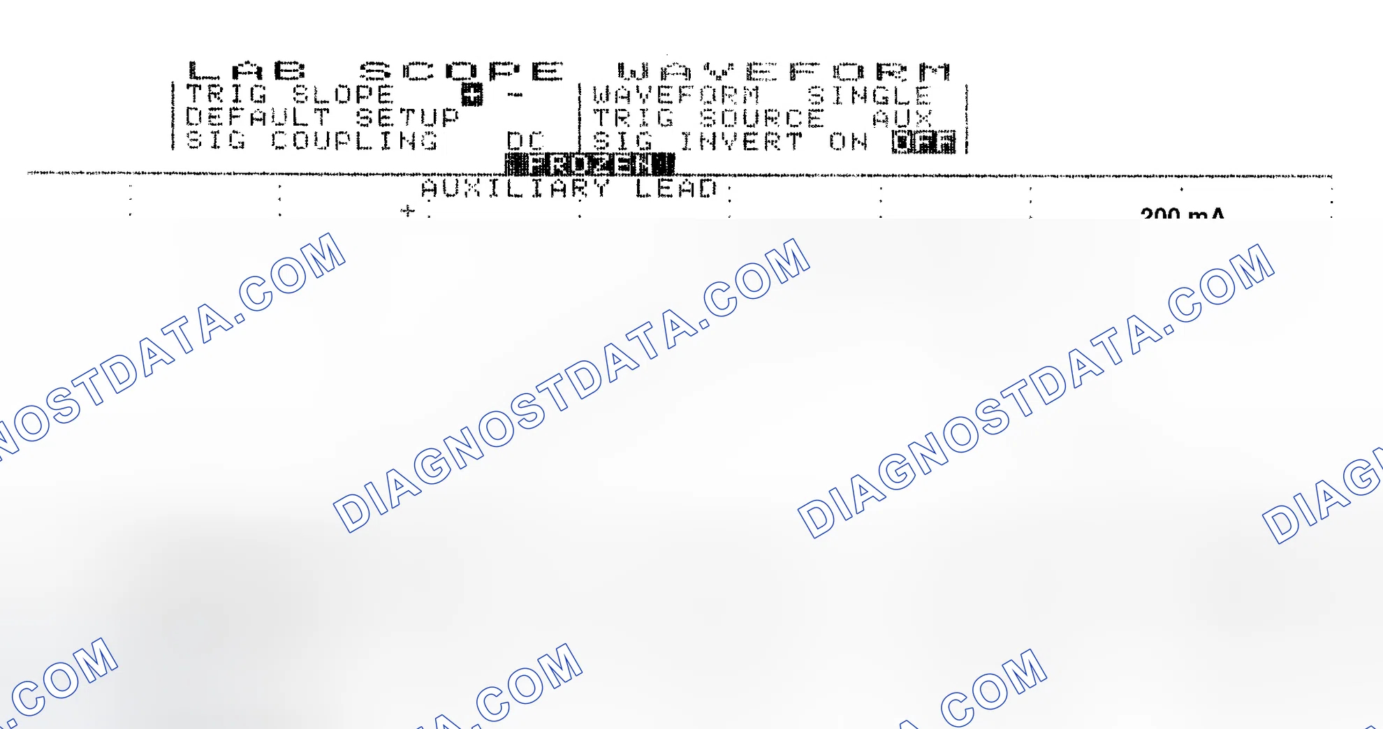 Scheme 13: Single Injector w/Normal Current Flow - Current Pattern