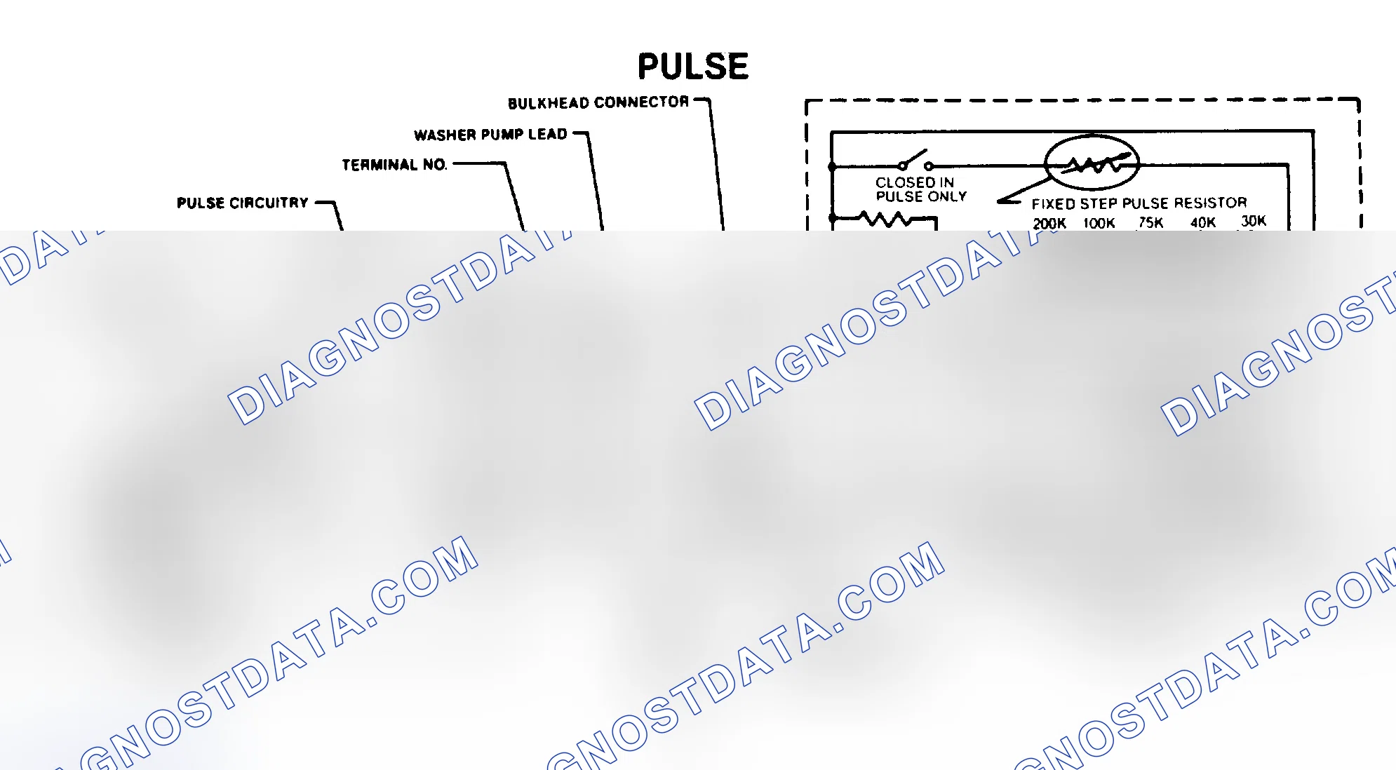 Scheme 2: WIPER WASHER SWITCH CIRCUIT DIAGRAMS