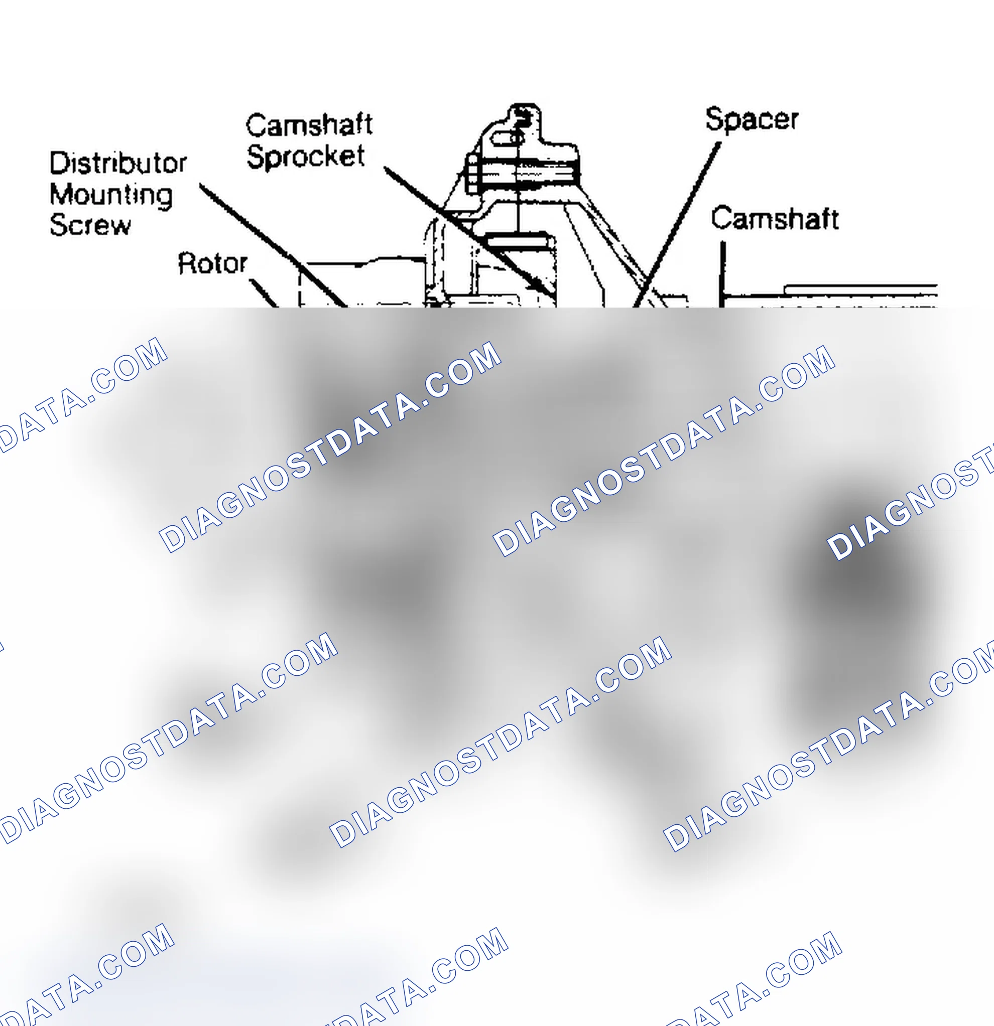 Scheme 9: Diagram of 924S & 944 DME System Distributor Align distributor cap with its locking boss facing up. Courtesy of Porsche of North America, Inc.