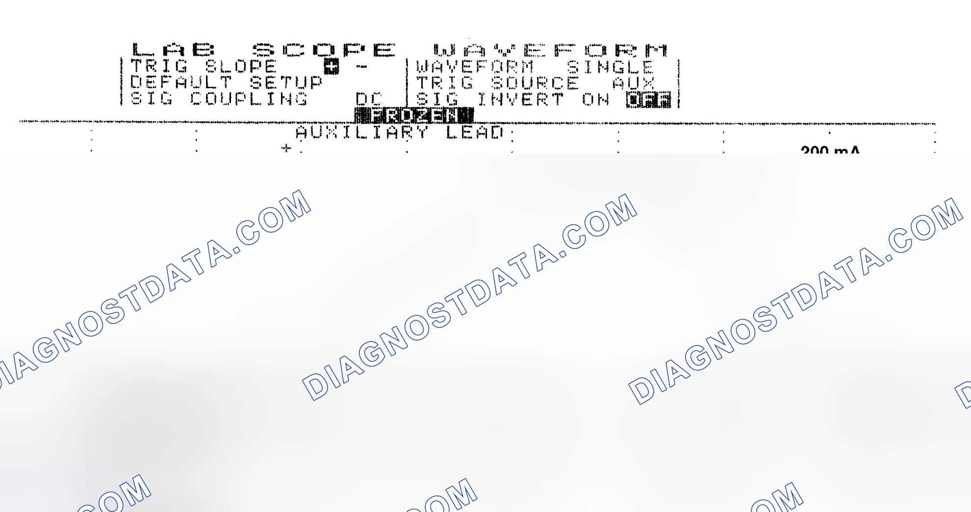Scheme 13: Single Injector w/Normal Current Flow - Current Pattern