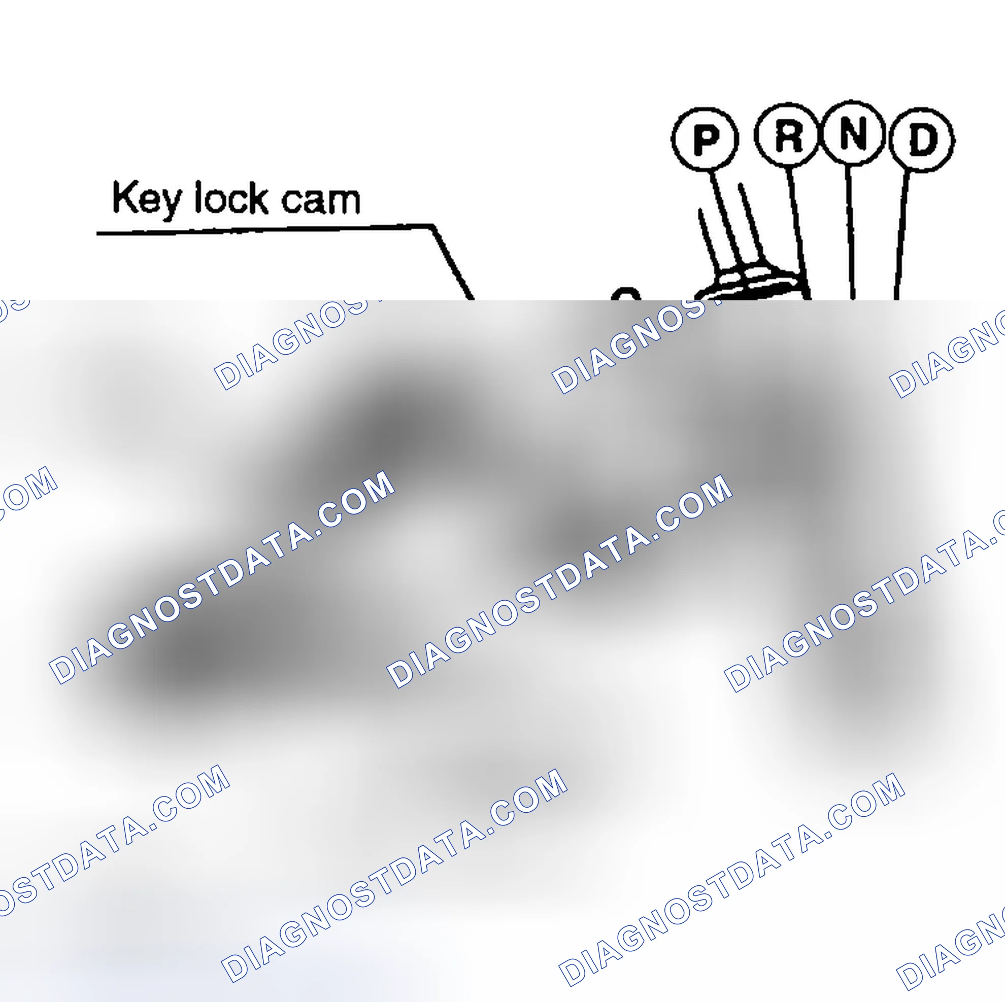 Scheme 149: PROCEDURE FOR ADJUSTING SHIFT LOCK & KEY LOCK CABLE