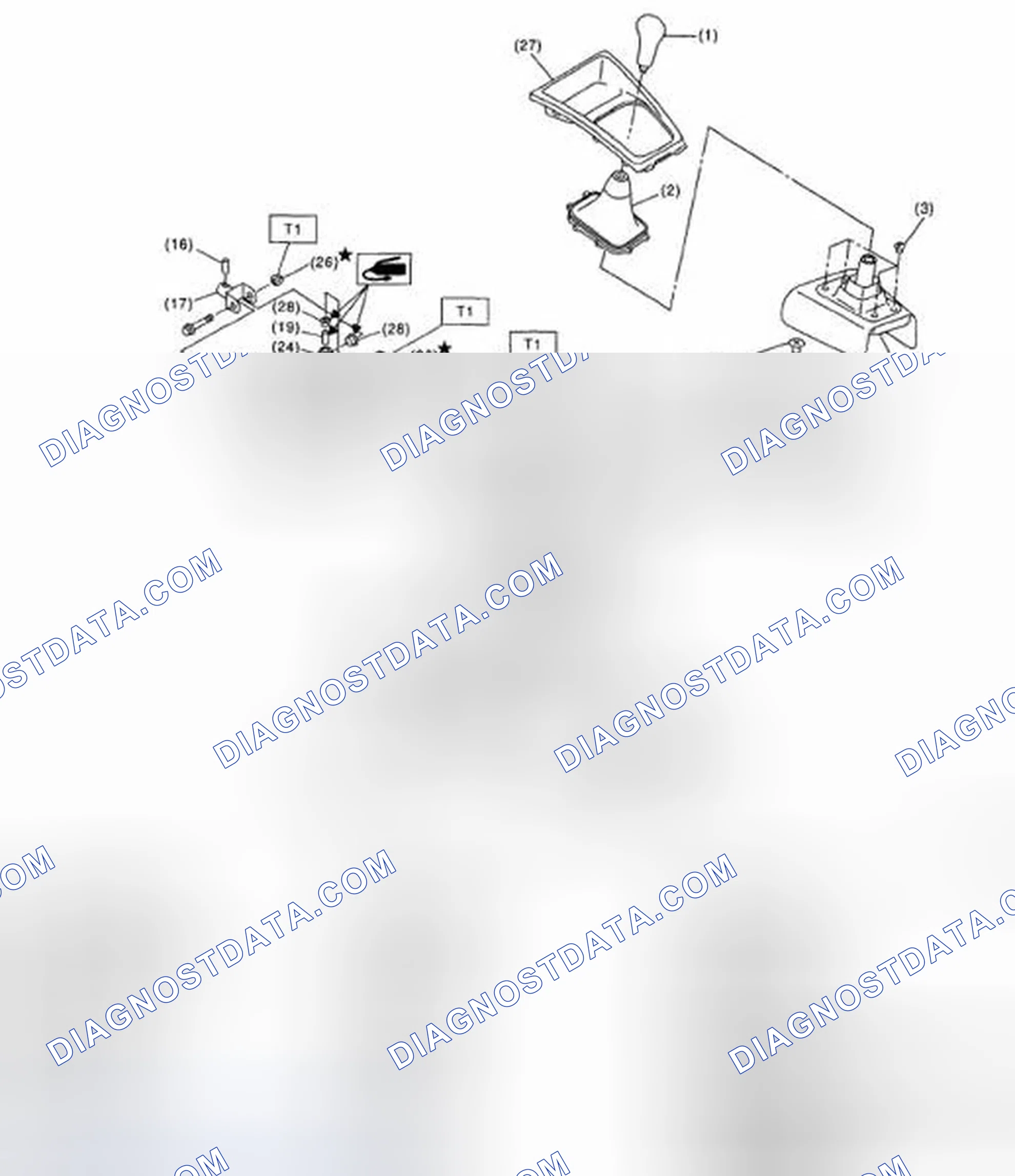 Scheme 3: 5MT GEAR SHIFT LEVER