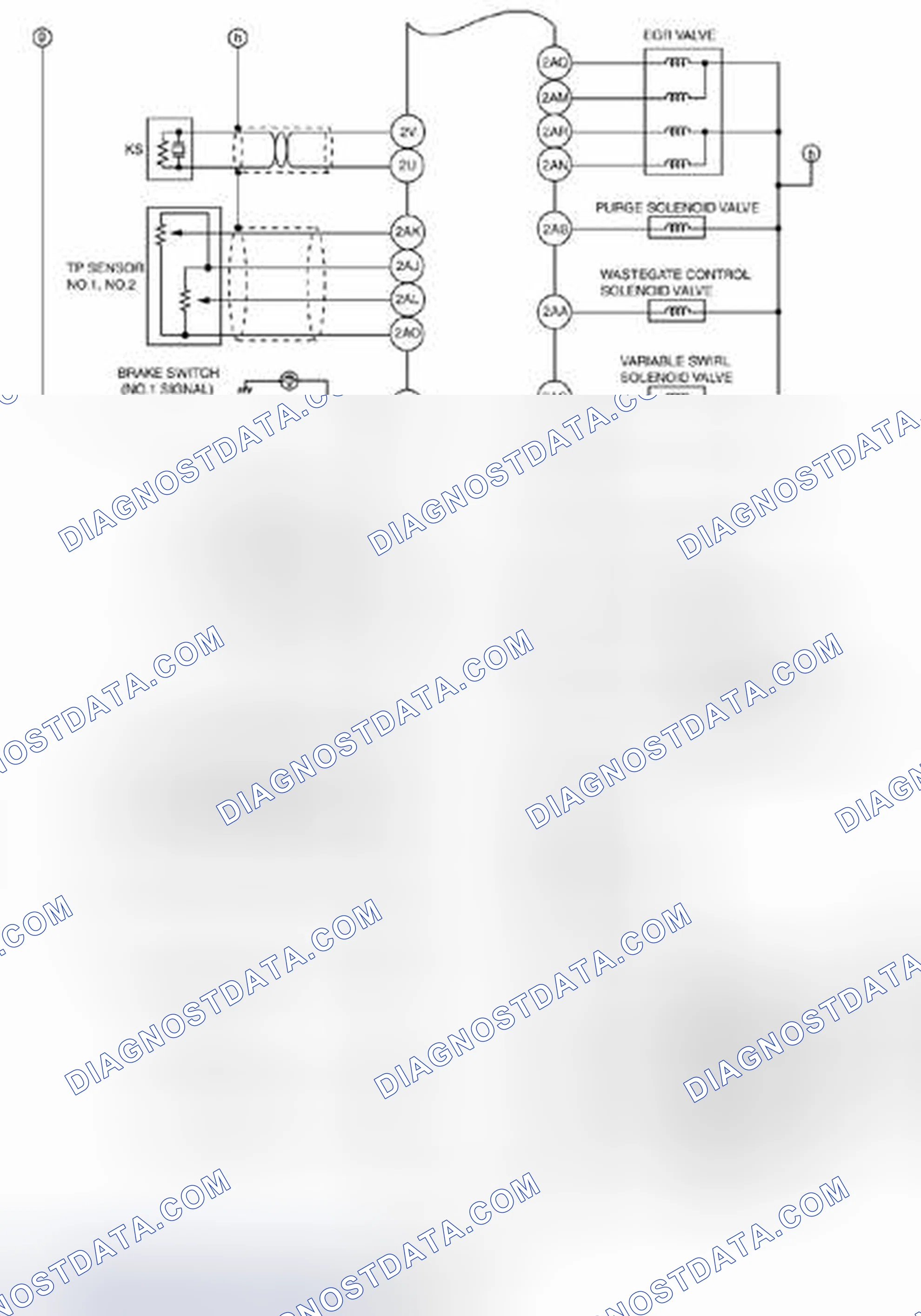 Scheme 152: Engine Control System Symptom Troubleshooting Wiring Diagram [MZR 2.3 DISI Turbo] (2 Of 2)