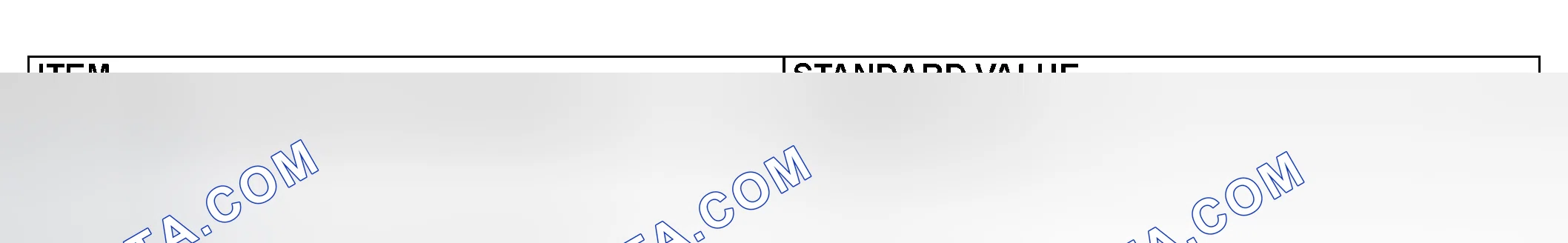 Scheme 248: SERVICE SPECIFICATIONS
