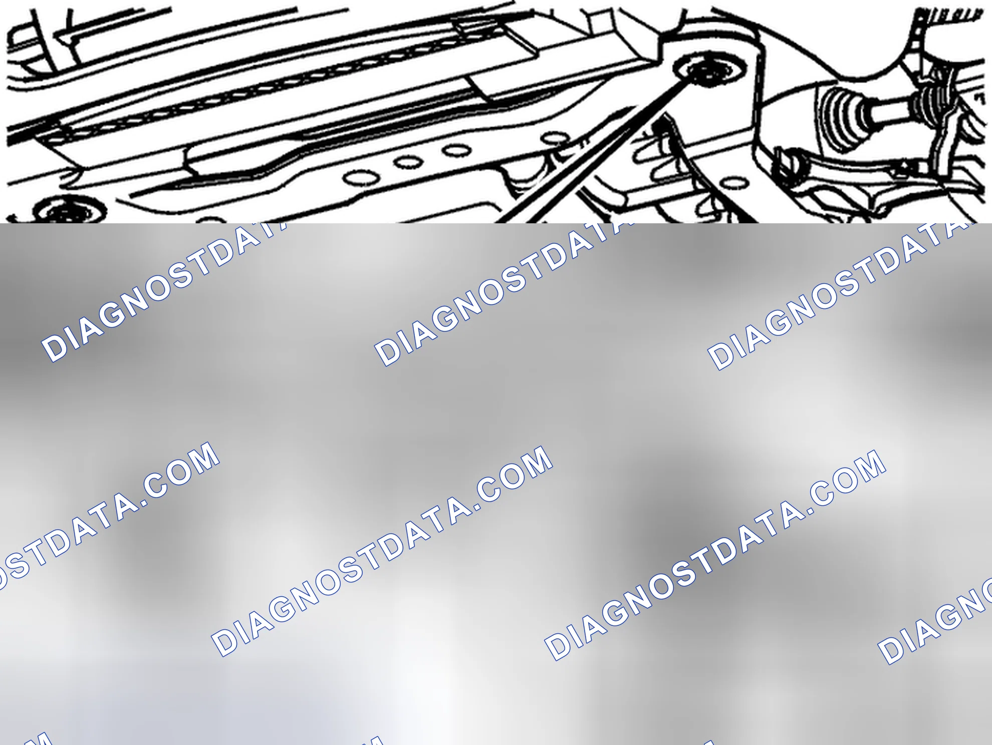 Scheme 346: Lowering the engine/transmission unit