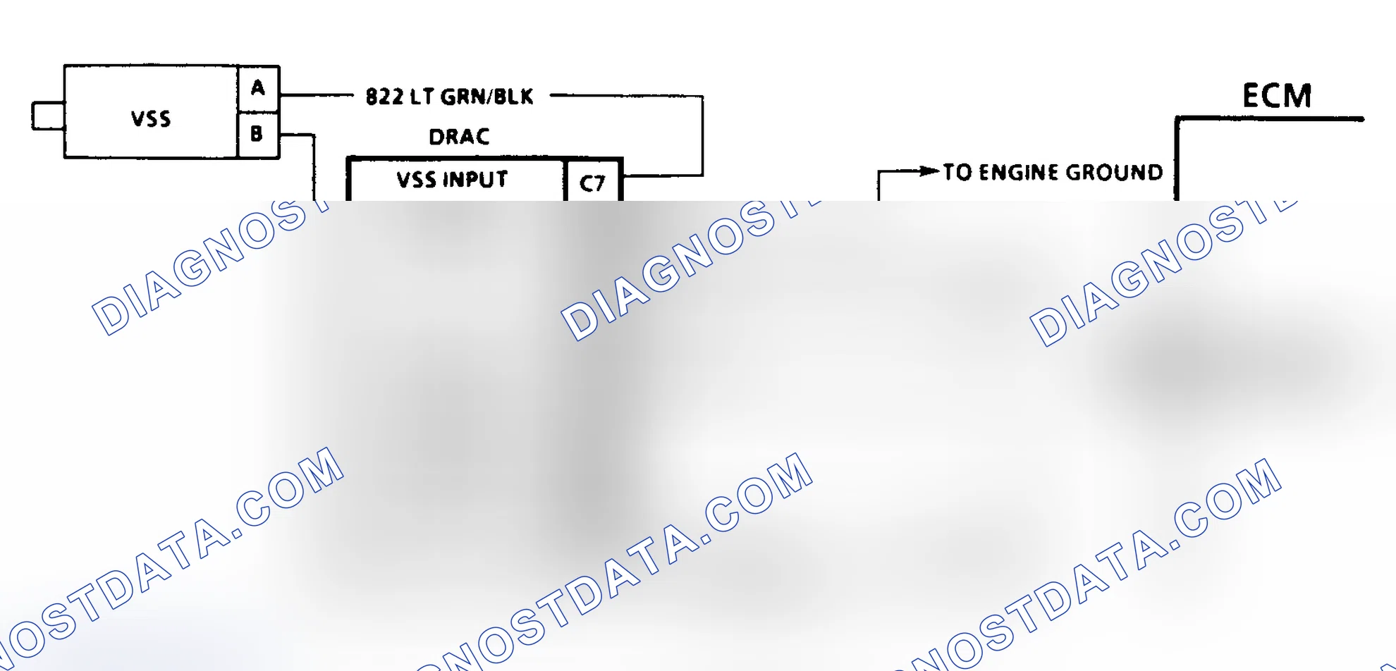 Scheme 86: Code 24 Schematic (4.3L Turbo) Vehicle Speed Sensor