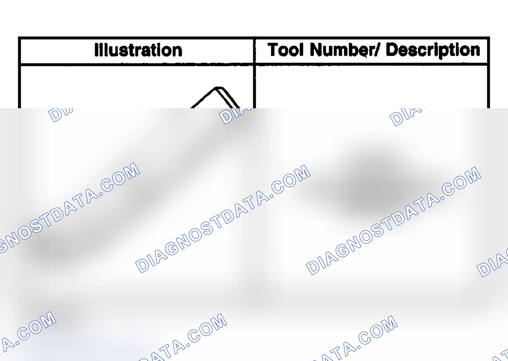 Scheme 17: Special Tools and Equipment
