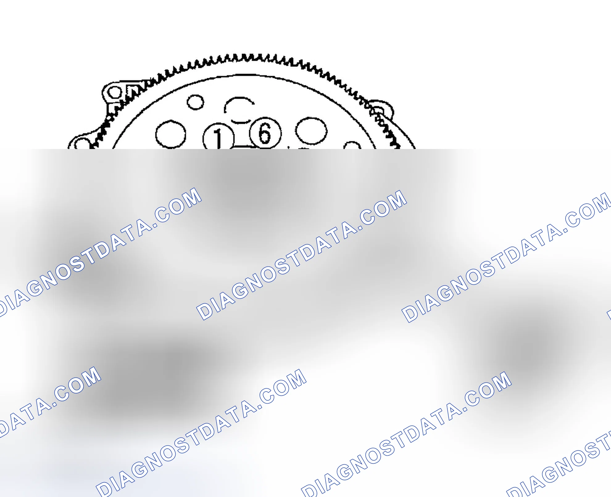 Scheme 246: DRIVE PLATE MOUNTING BOLTS INSTALLATION NOTE