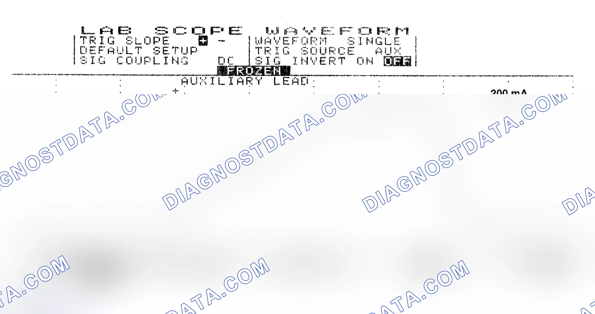 Scheme 13: Single Injector w/Normal Current Flow - Current Pattern