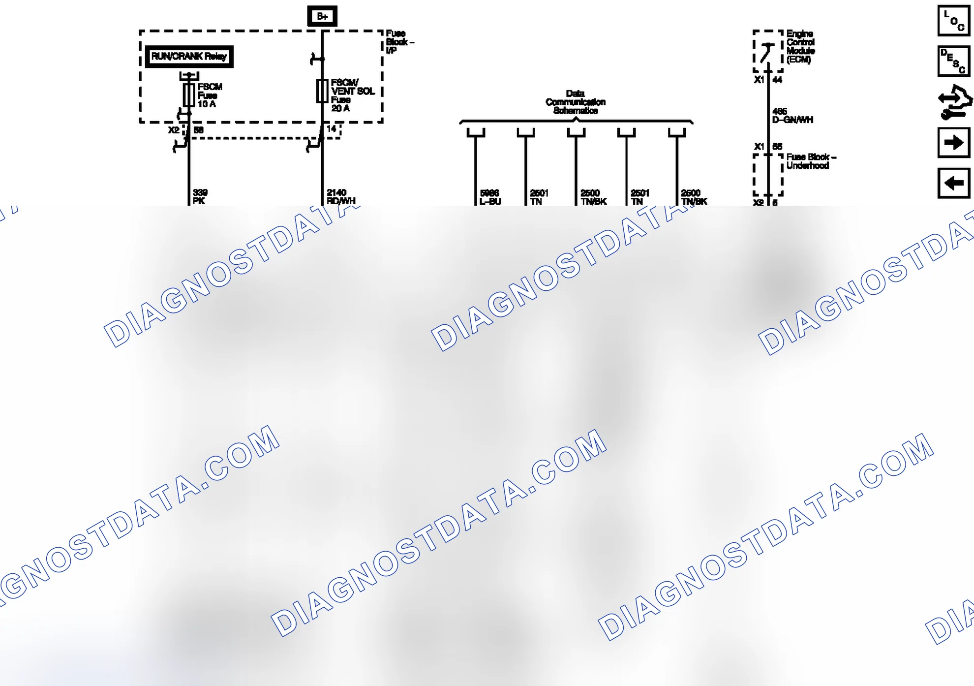 Scheme 73: Fuel Controls - Fuel Pump Controls