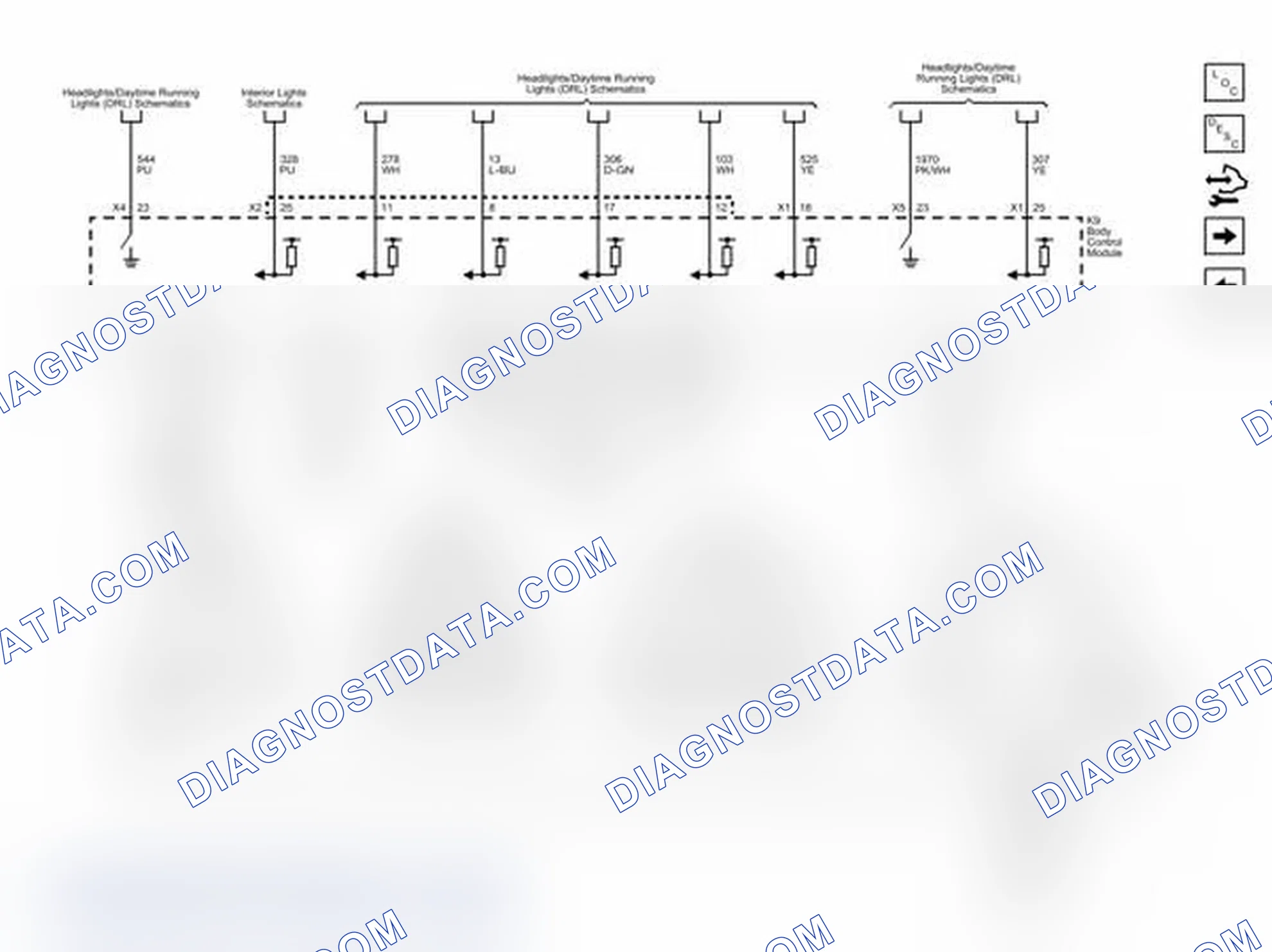 Scheme 9: BCM Inputs and Outputs (2 of 4) Wiring Schematics