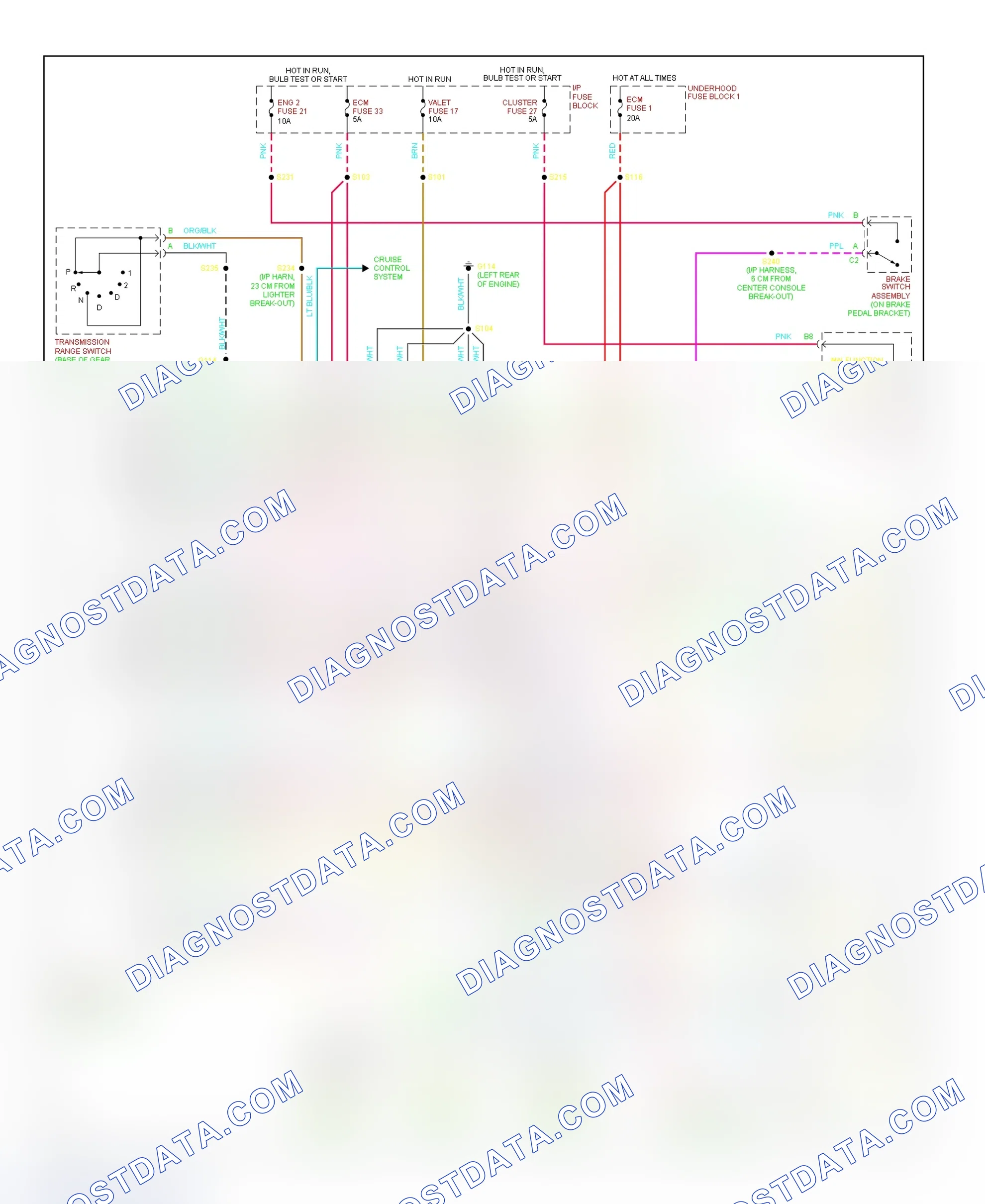 Scheme 341: 1995 "Y" Body - 5.7L (Corvette) Wiring Diagram