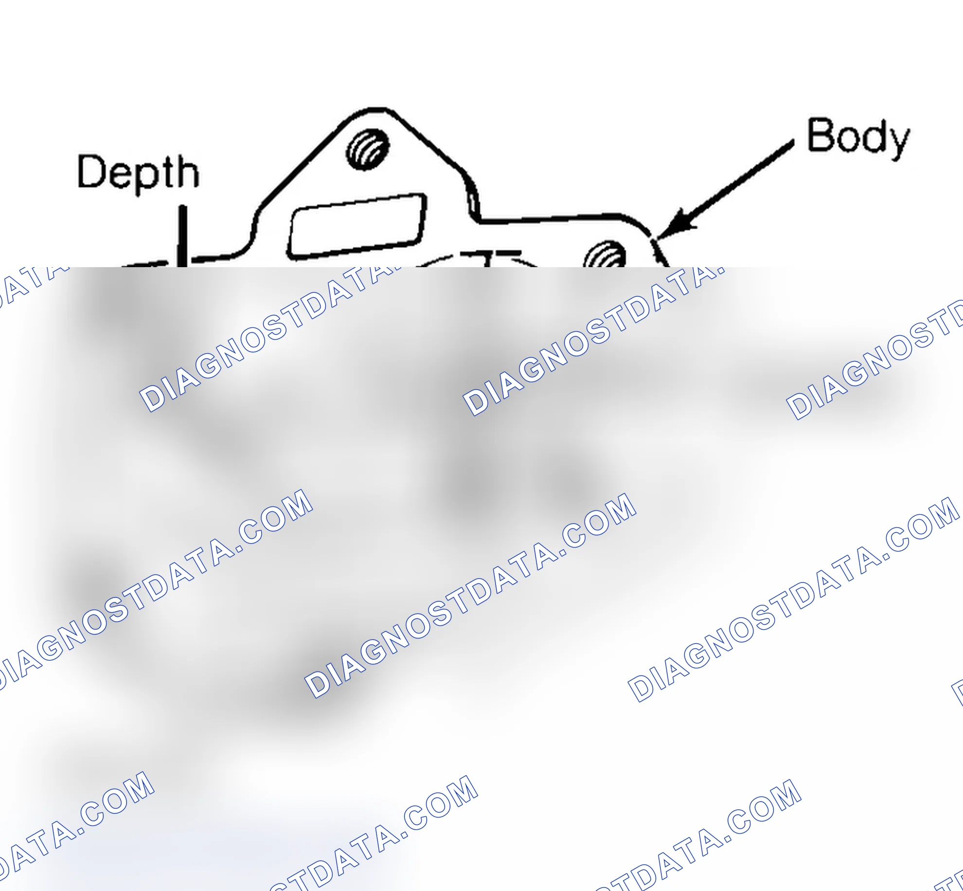 Scheme 35: Measuring Oil Pump Gear Cavity