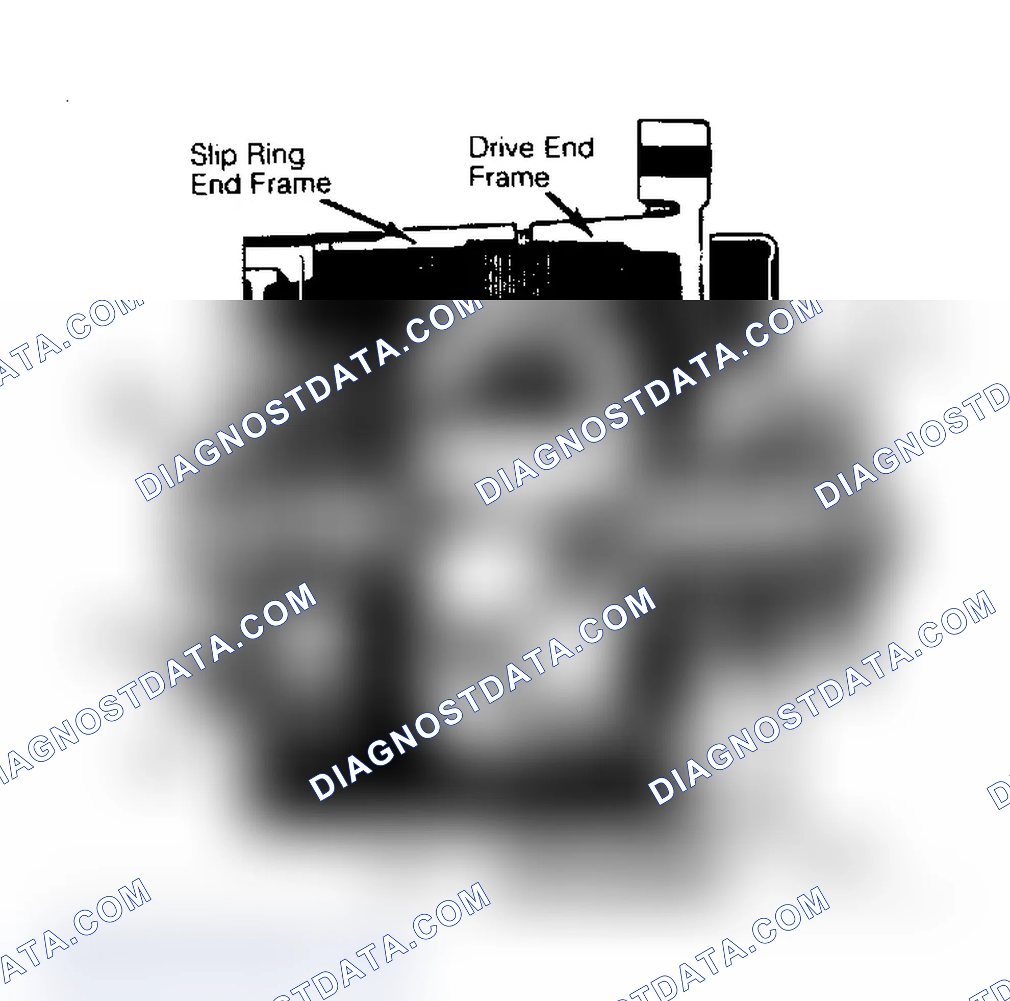 Scheme 1: Cutaway View of SI Series Integral Regulator Alternator