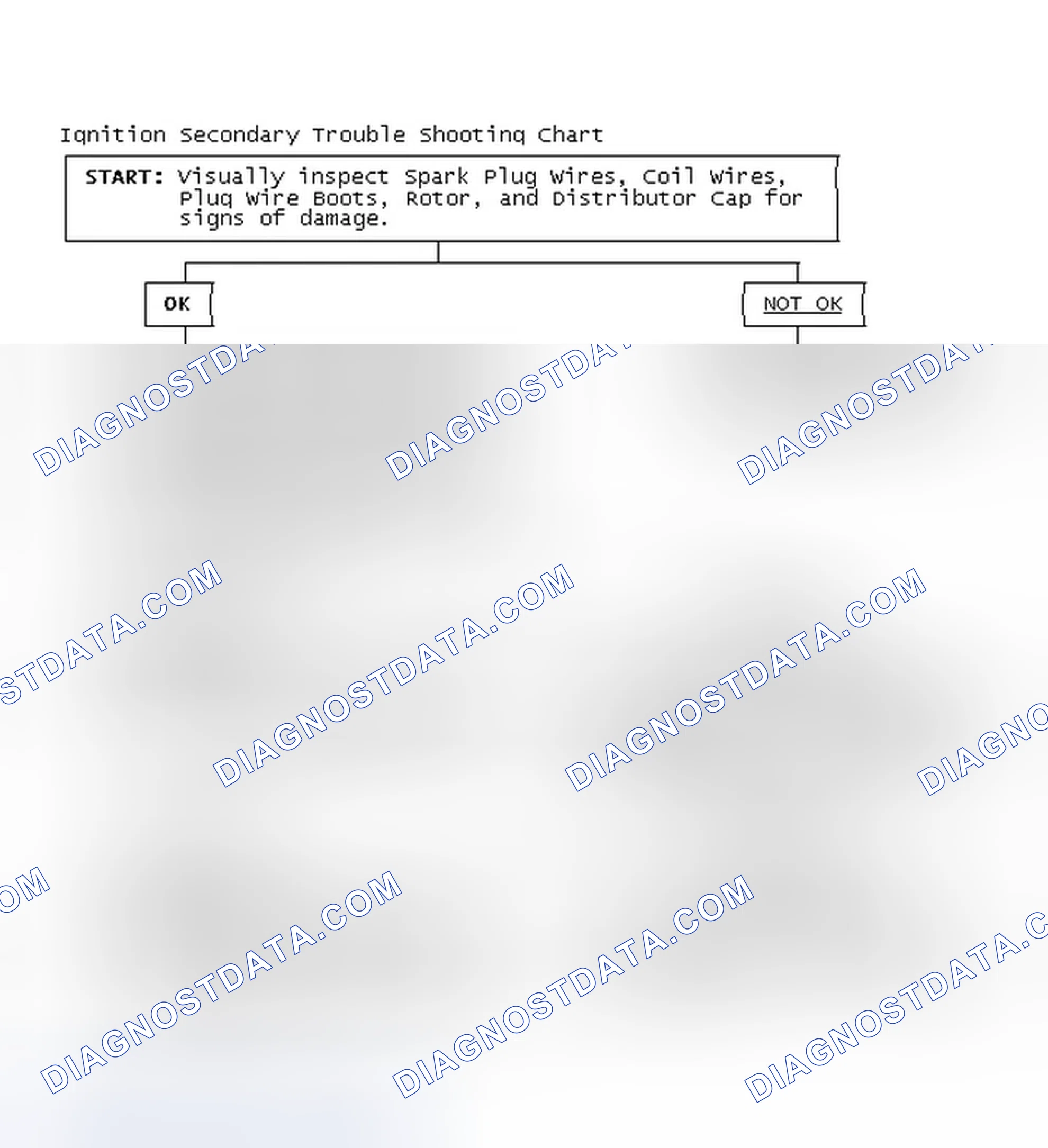 Scheme 1: Ignition Secondary Trouble Shooting Chart