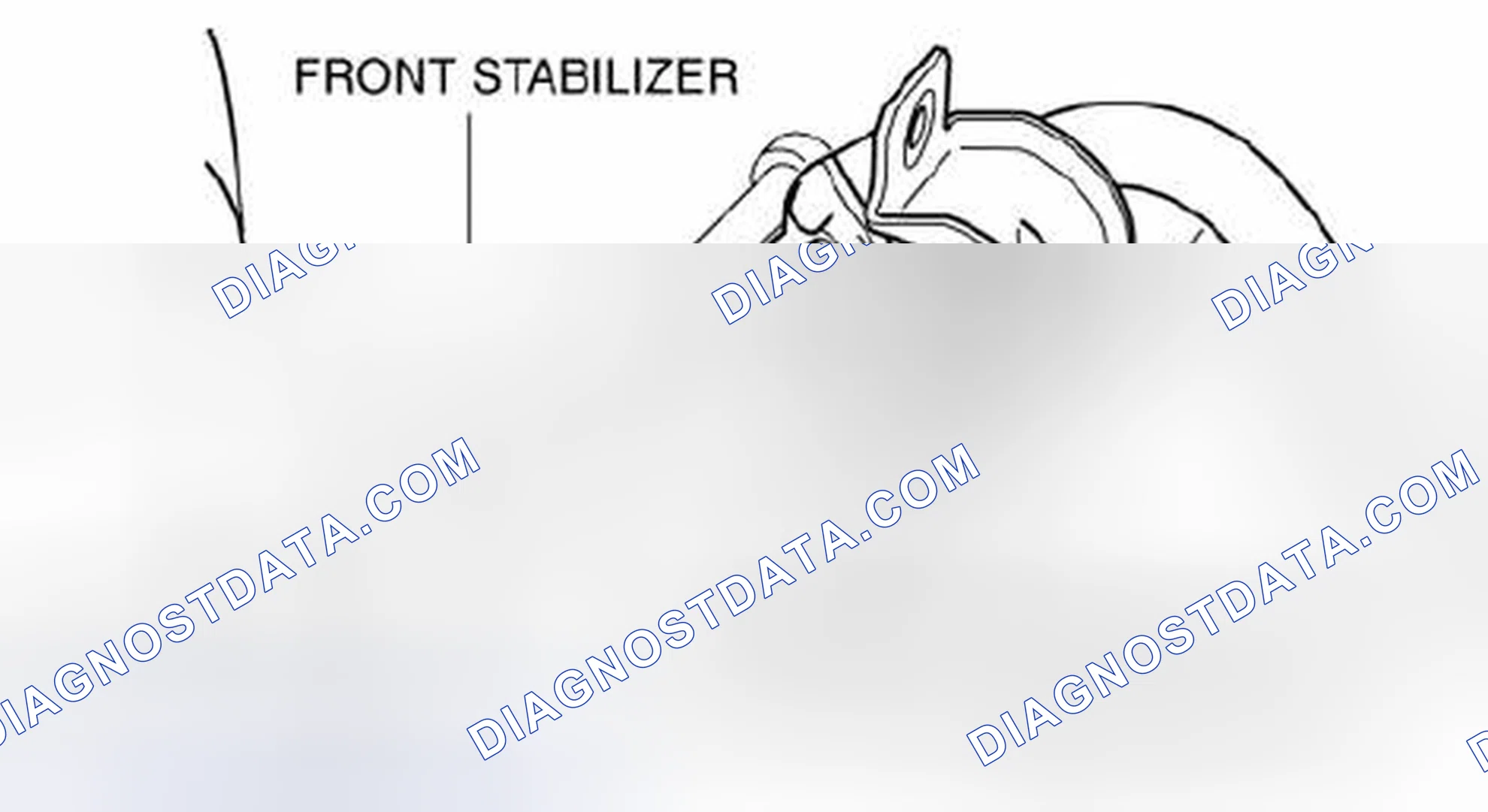 Scheme 19: Front Stabilizer Bracket Removal Note