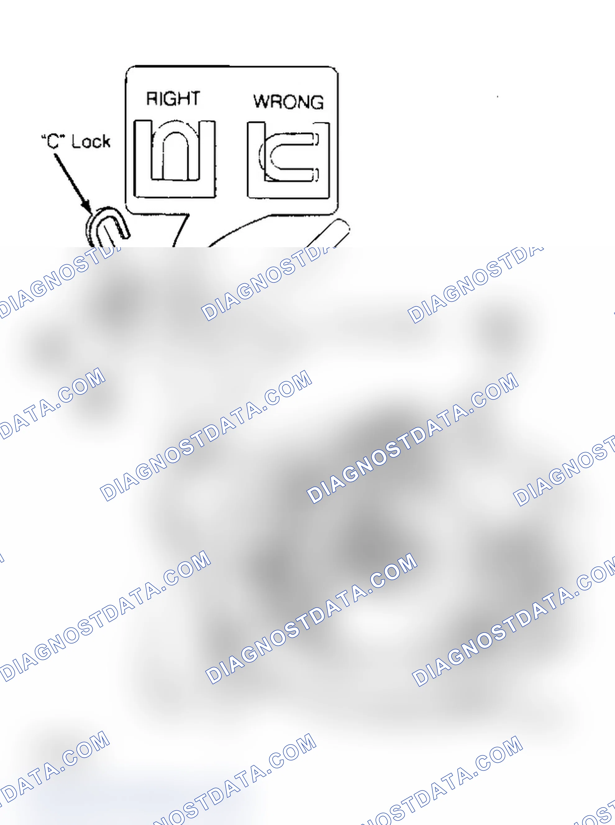 Scheme 13: Removing & Installing "C" Lock & Pinion Shaft On Locking Differential (Typical)