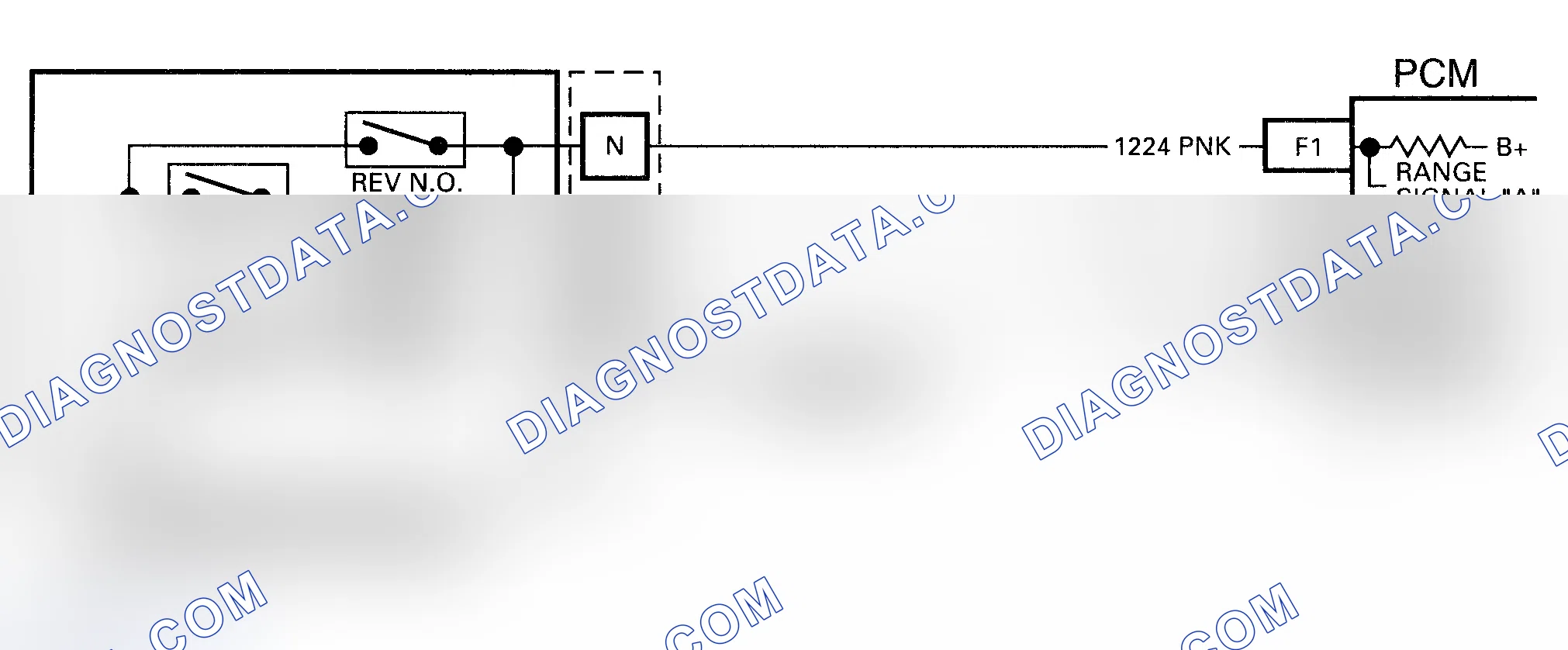 Scheme 17: Code 28 Schematic ("C", "K" & "P" Series) Transmission Range Pressure Switch