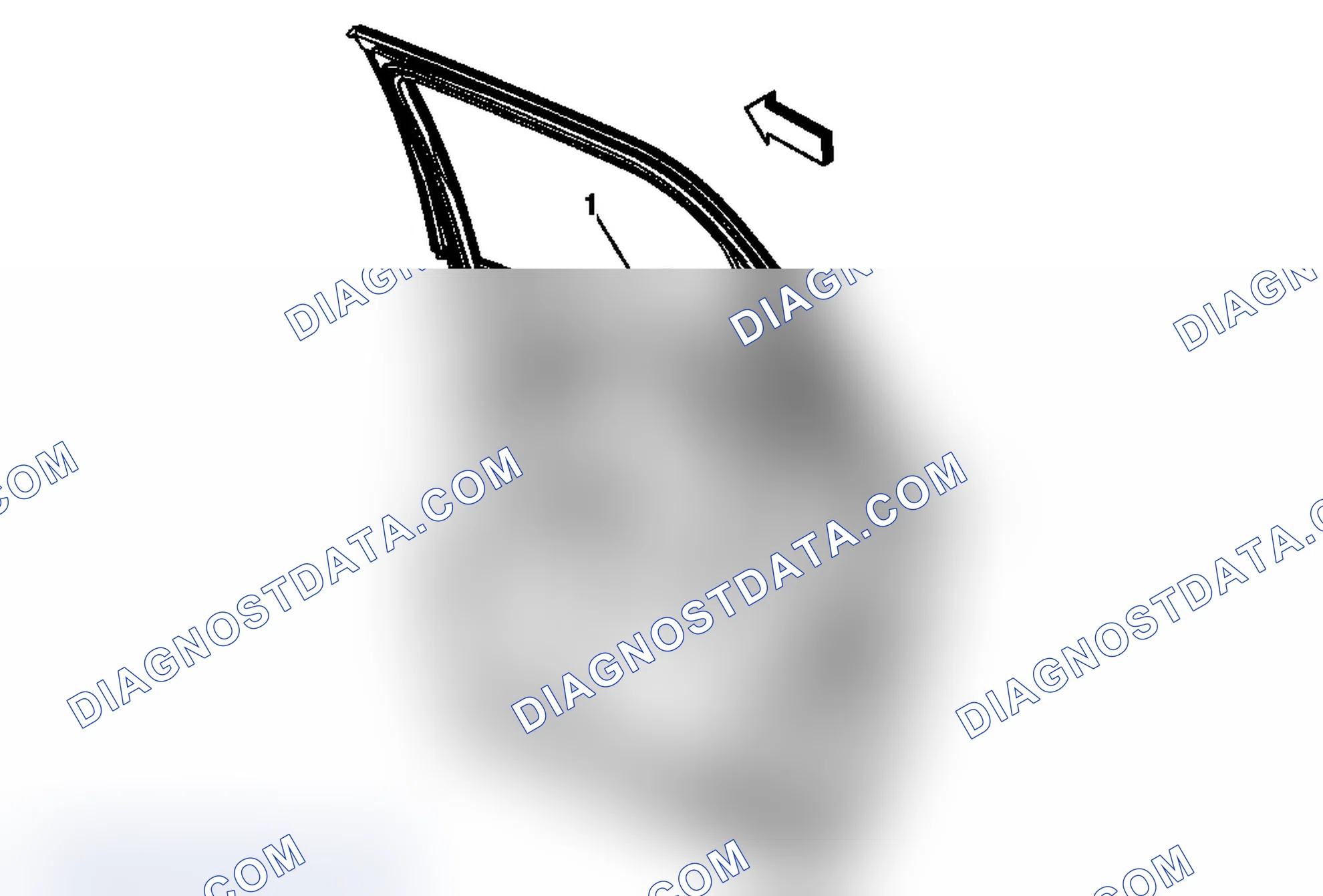 Scheme 20: Rear Side Door Window Frame Rear Cover Replacement (Traverse)