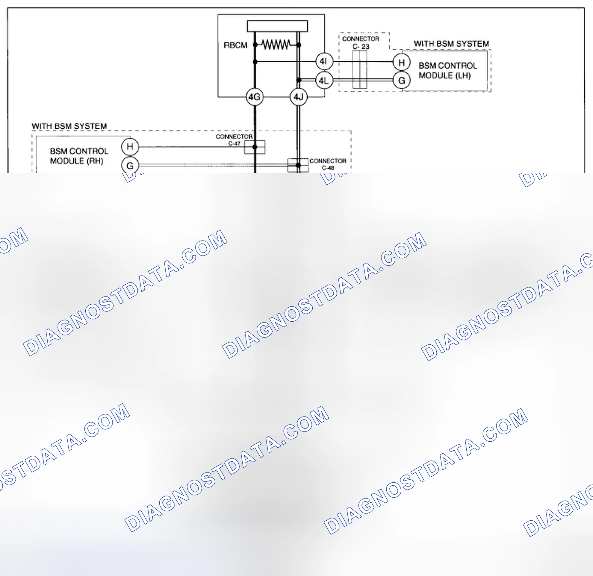 Scheme 5: On-Board Diagnostic System - Wiring Diagram (Short To Power Supply Location MS-CAN)