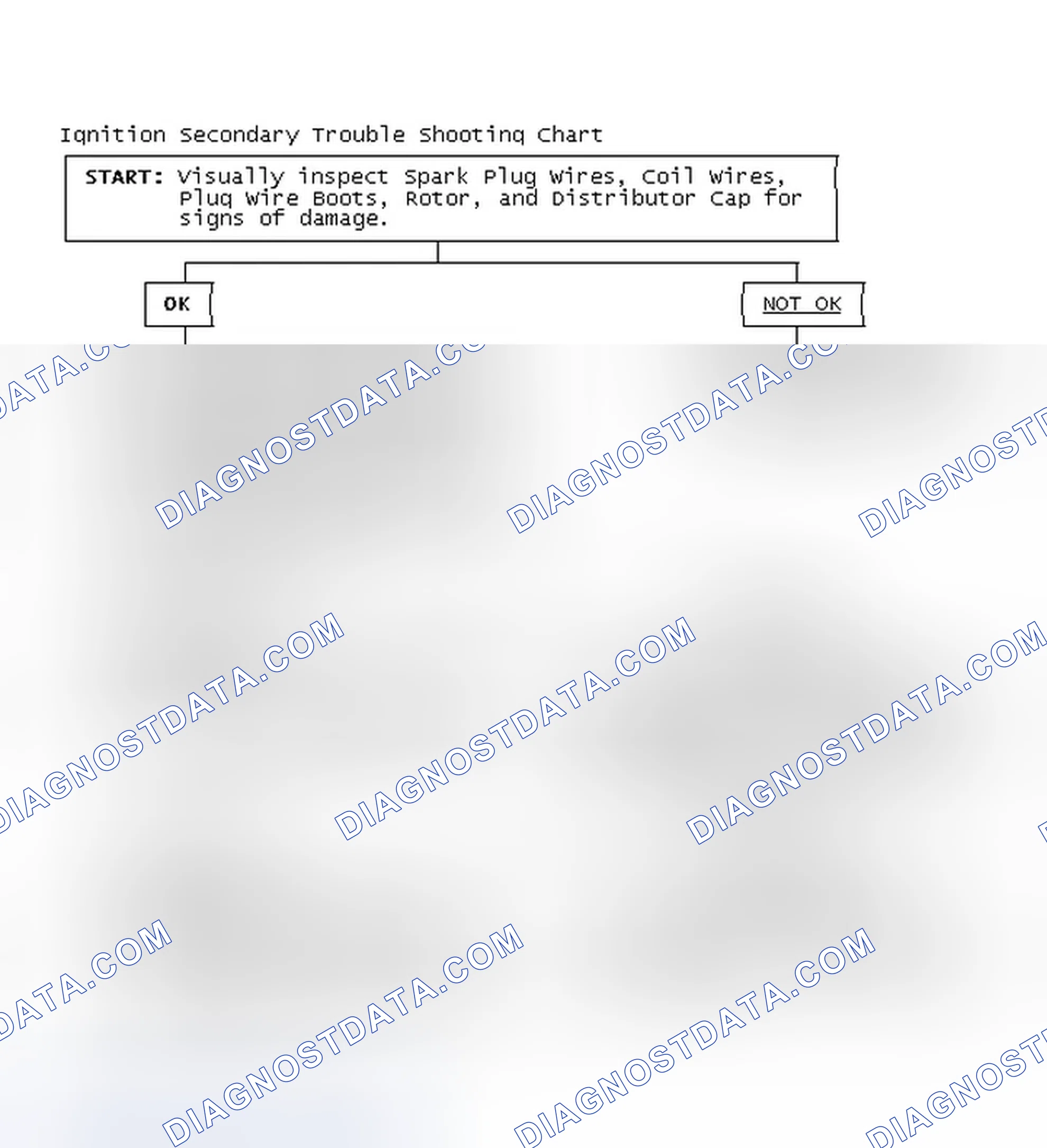 Scheme 1: Ignition Secondary Trouble Shooting Chart