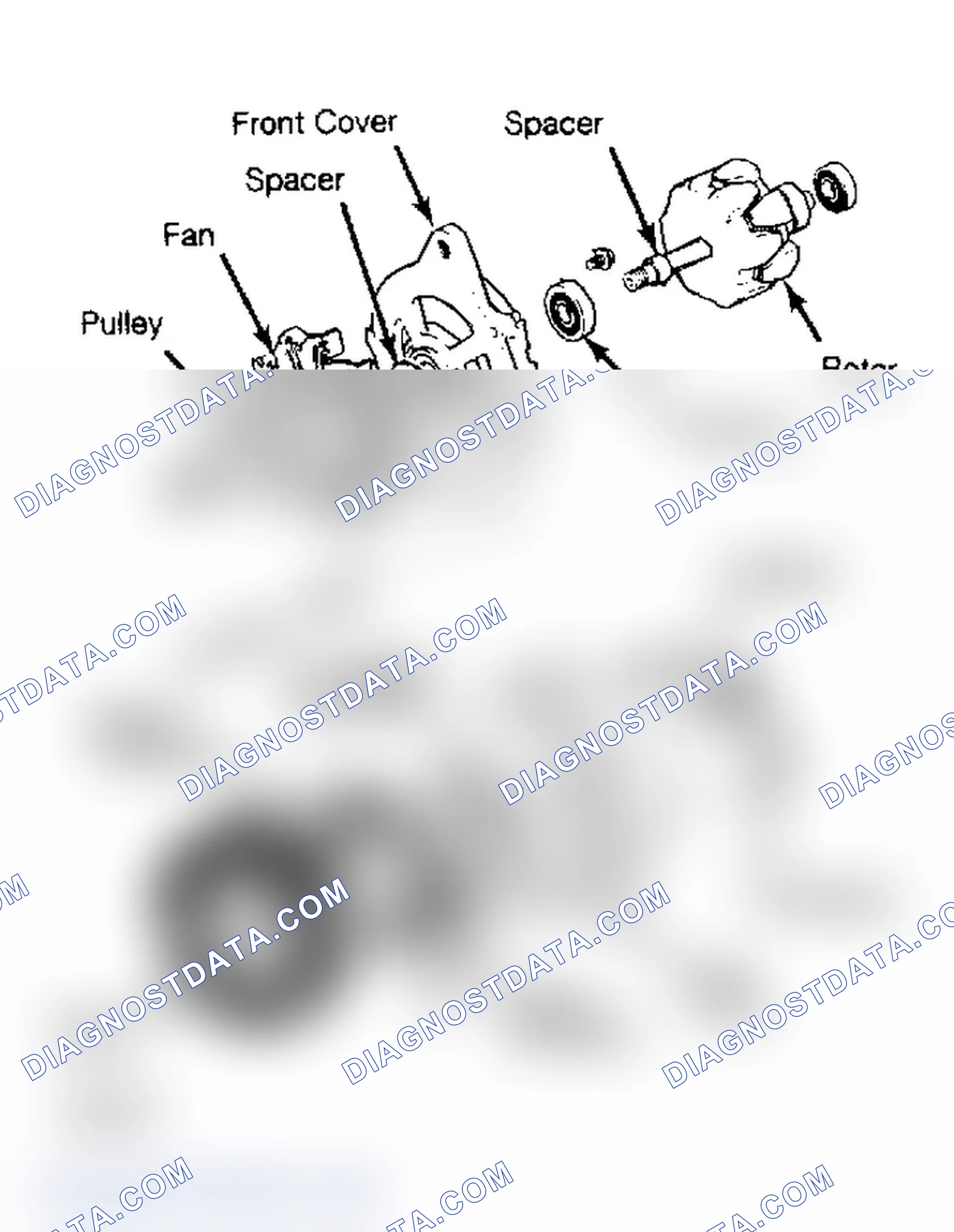 Scheme 1: Exploded View of Typical Hitachi Alternator