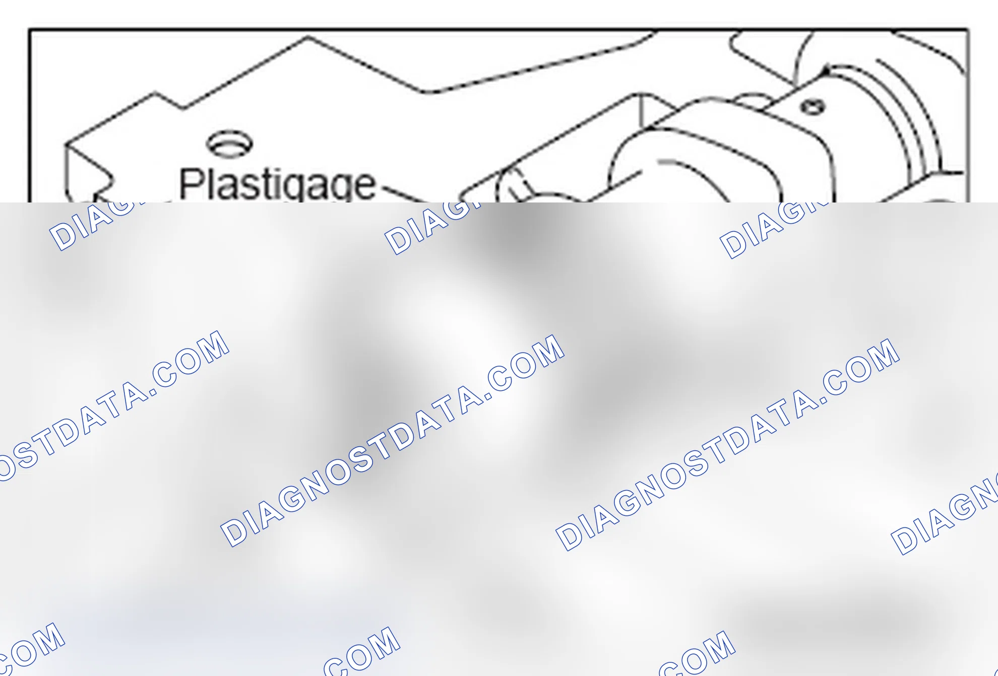Scheme 751: CAMSHAFT OIL CLEARANCE (PLASTIGAGE METHOD)