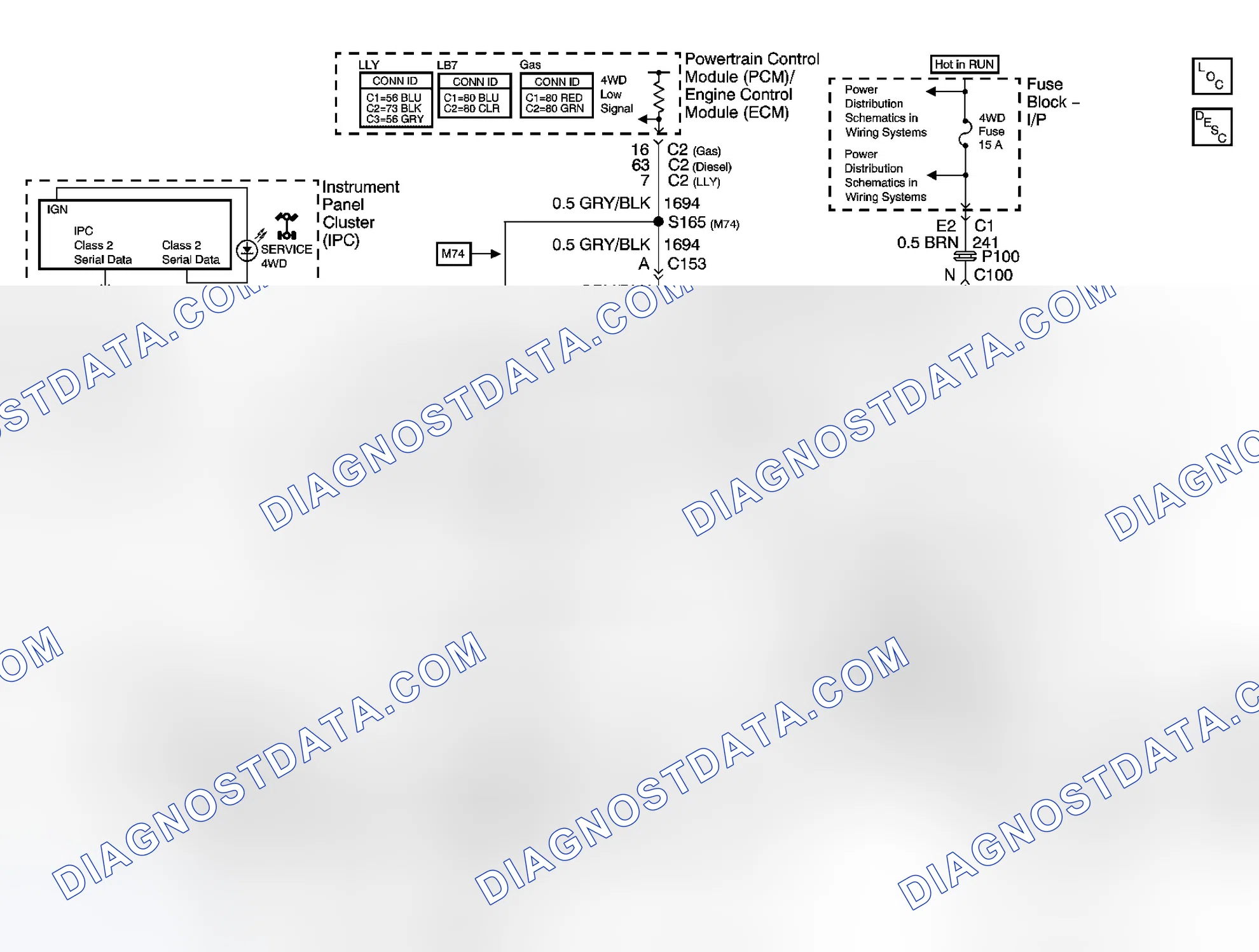 Scheme 52: Transfer Case Control Schematics