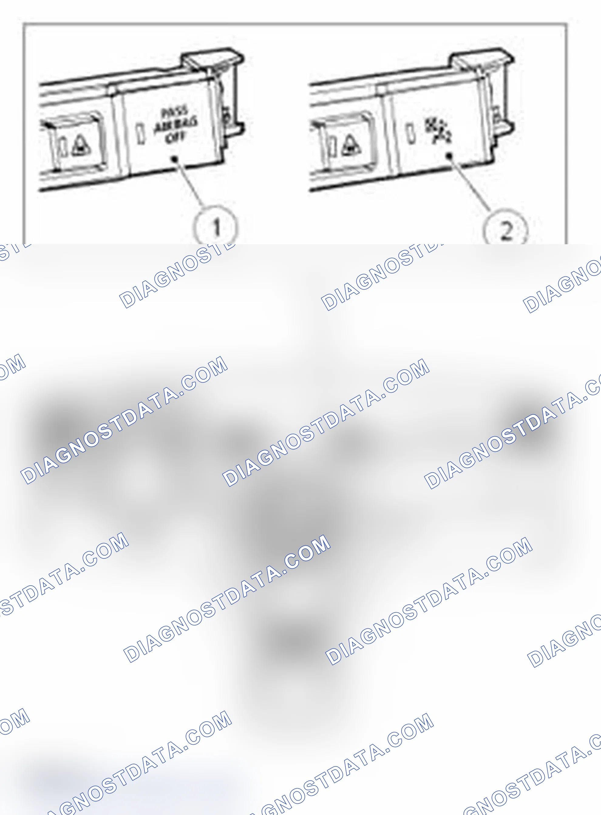 Scheme 10: PASSENGER AIR BAG DEACTIVATION INDICATOR
