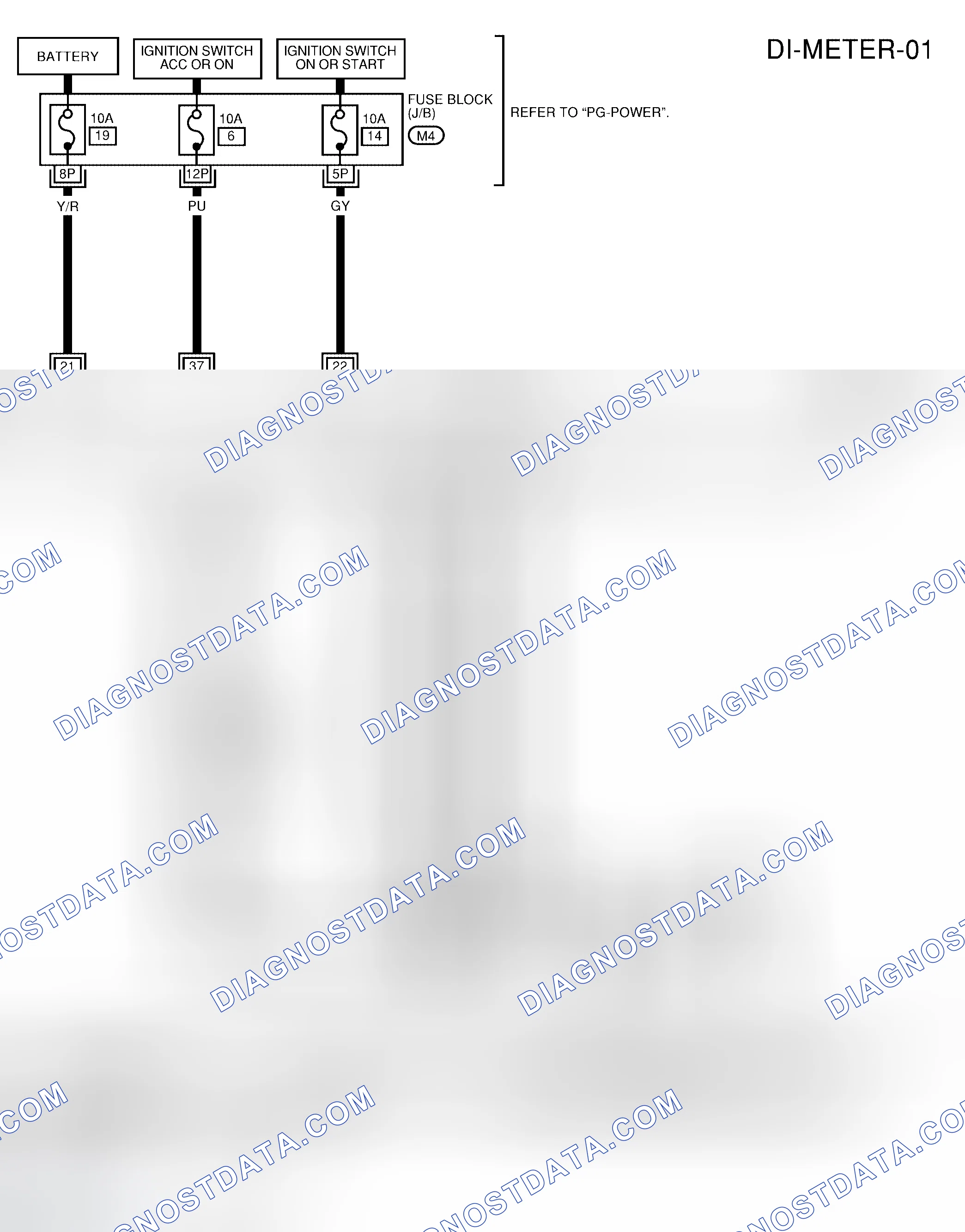 Scheme 473: Wiring Diagram-METER