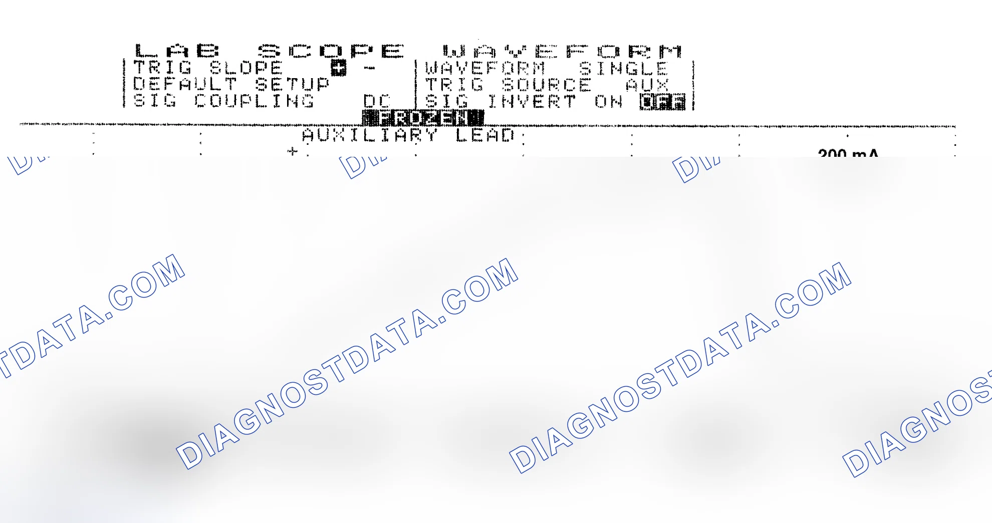 Scheme 13: Single Injector w/Normal Current Flow - Current Pattern