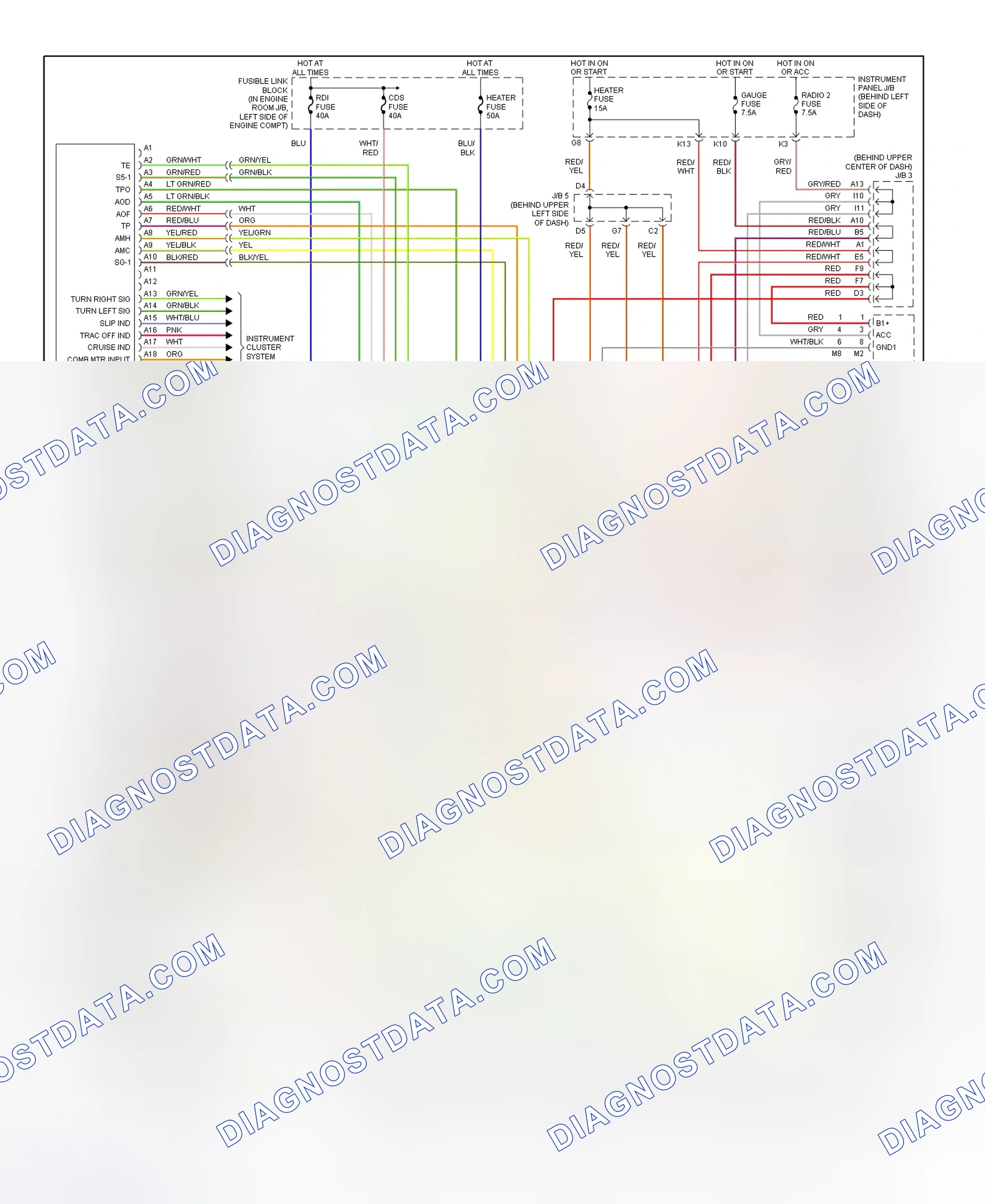 Scheme 17: Automatic A/C-Heater System Wiring Diagram (2001 RX 300 - 1 Of 2)