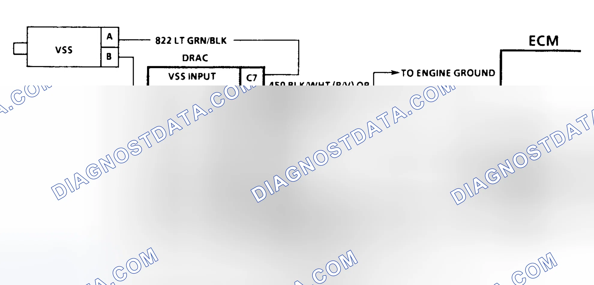 Scheme 87: Code 24 Schematic (Astro, Safari & G, P, R & V W/O 4L80-E Transmission) Vehicle Speed Sensor