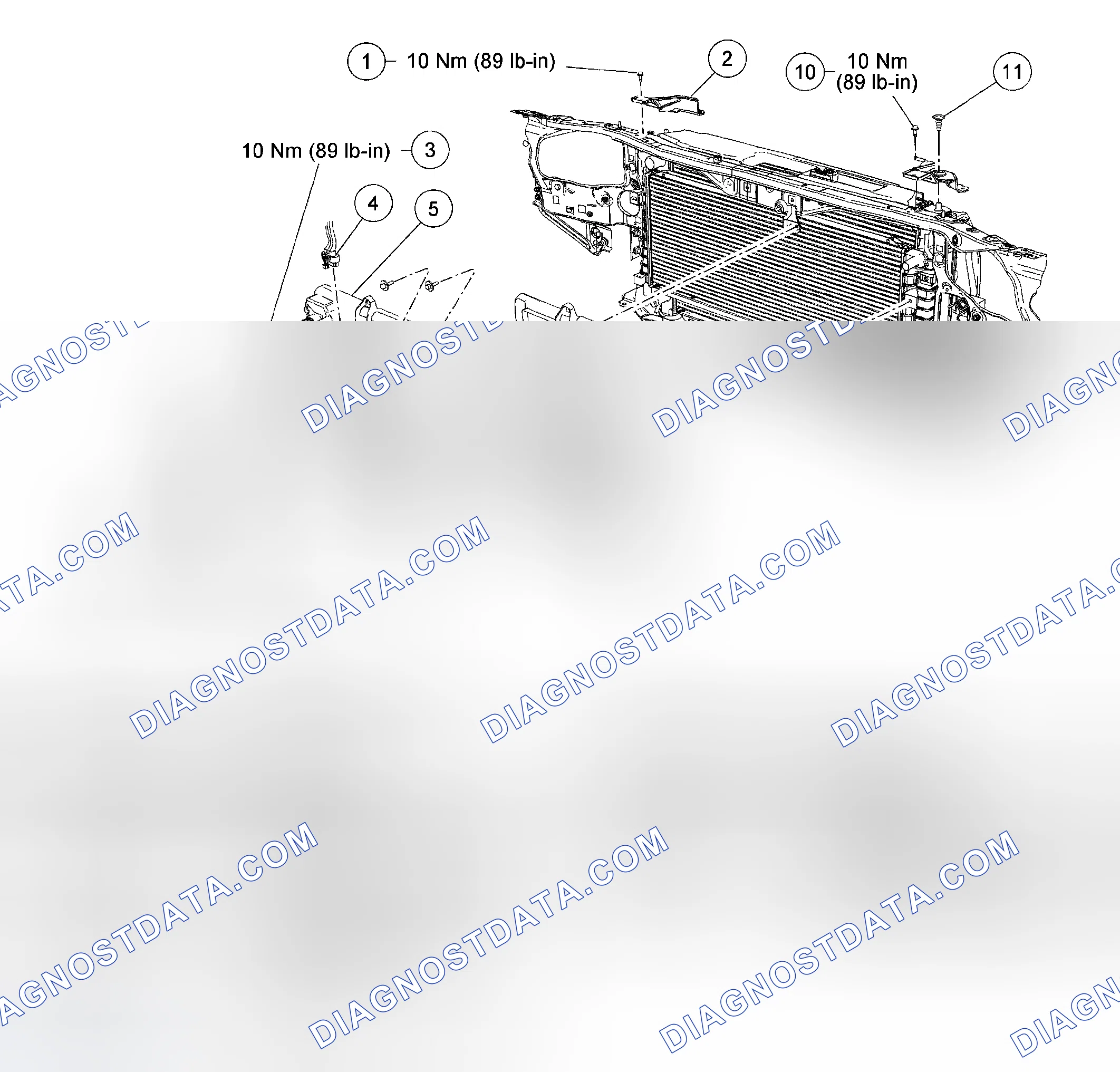 Scheme 13: Cooling Fan Motor and Shroud