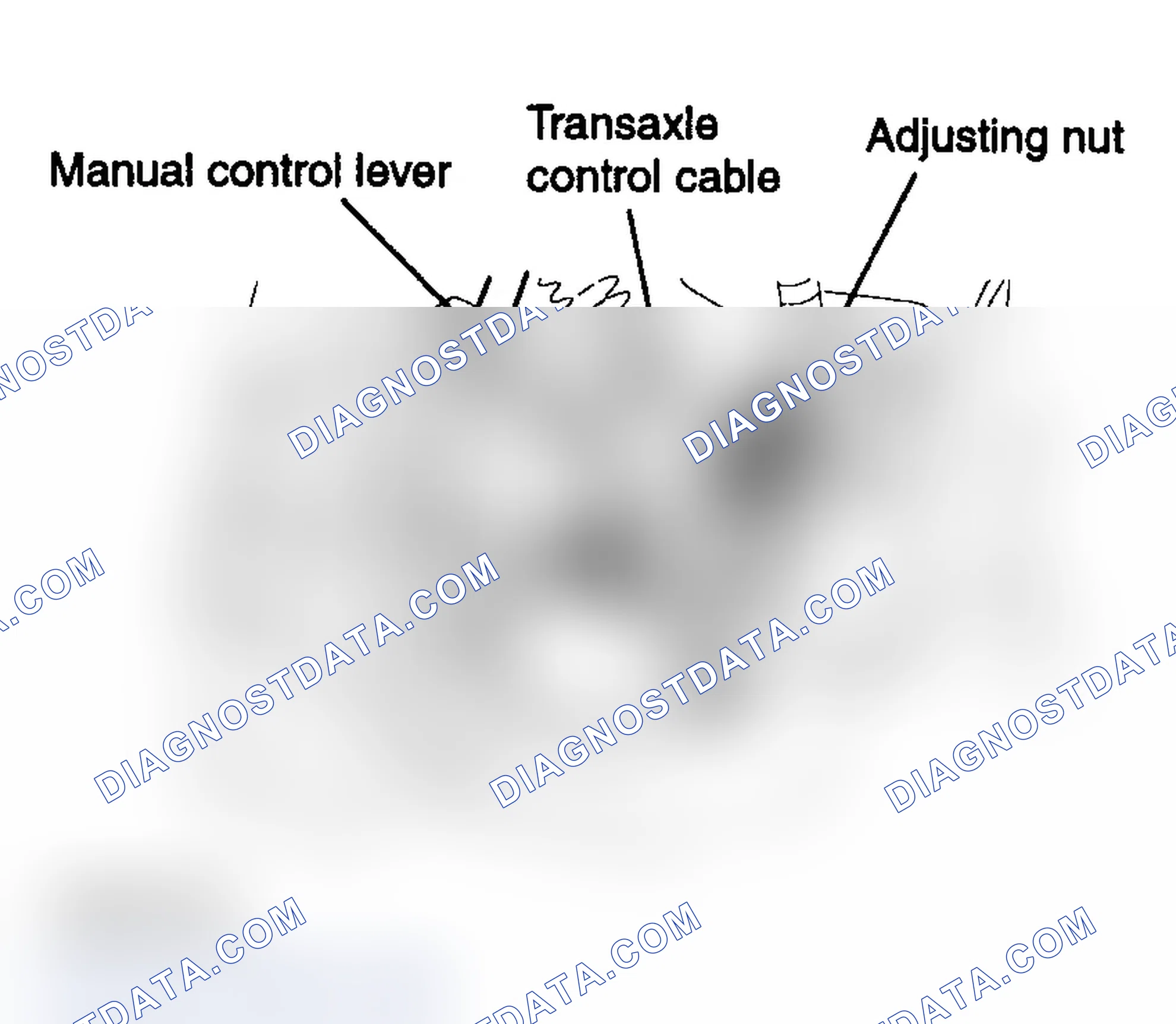 Scheme 6: TRANSAXLE RANGE SWITCH AND CONTROL CABLE ADJUSTMENT
