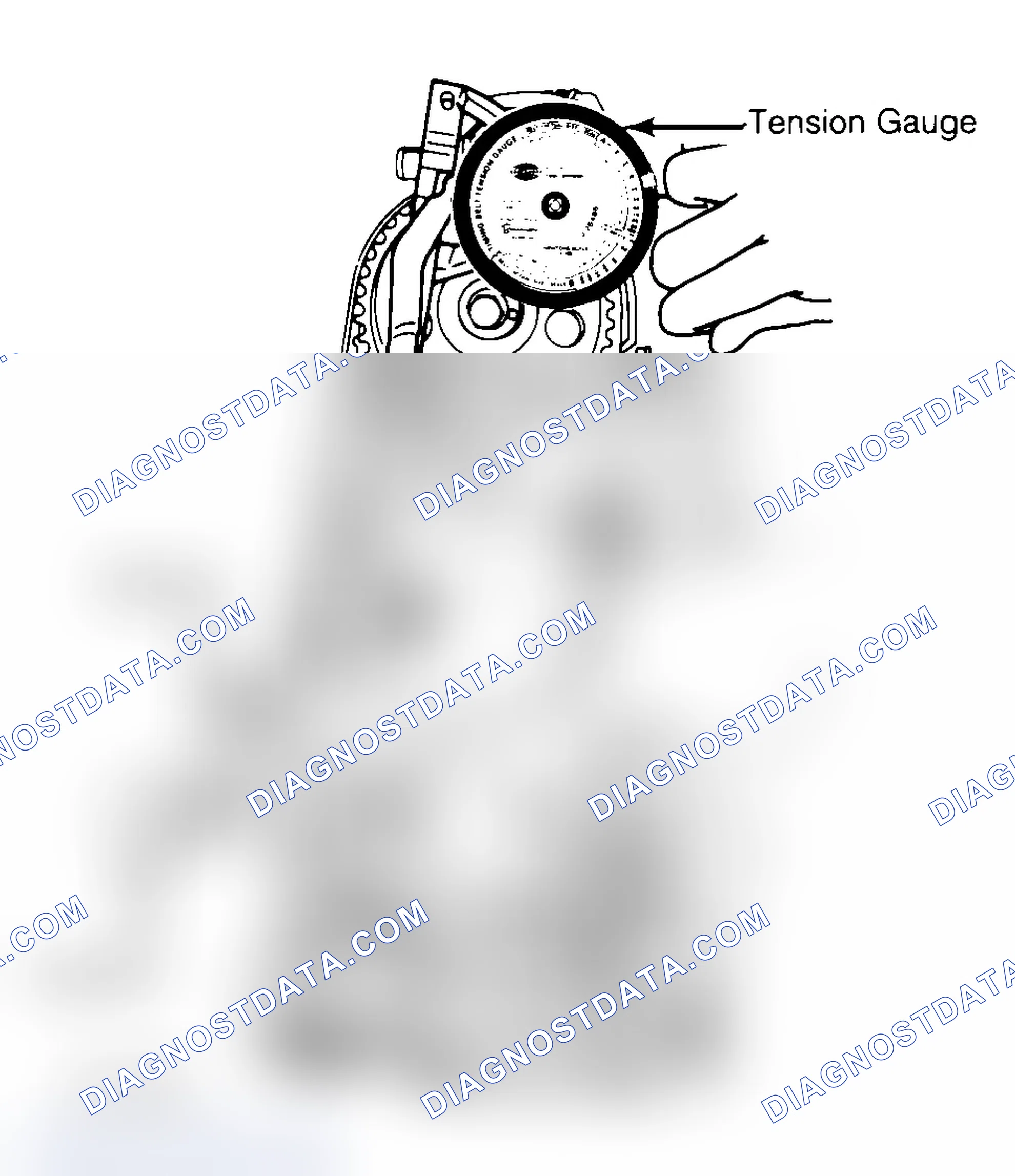 Scheme 28: Adjusting Typical Timing Belt Tension