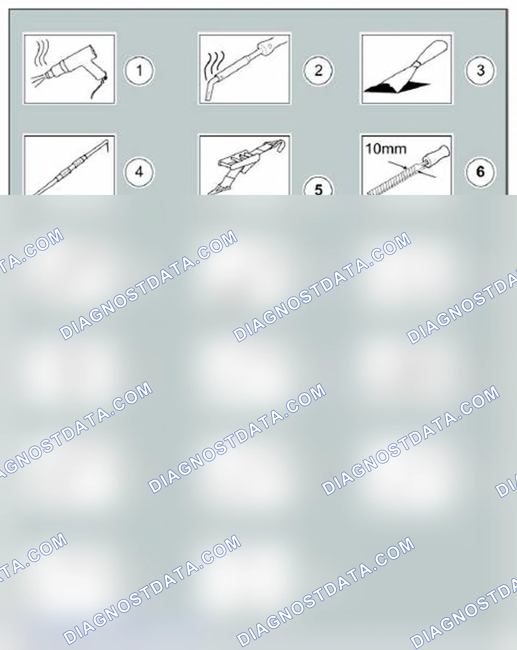 Scheme 12: General equipment symbols