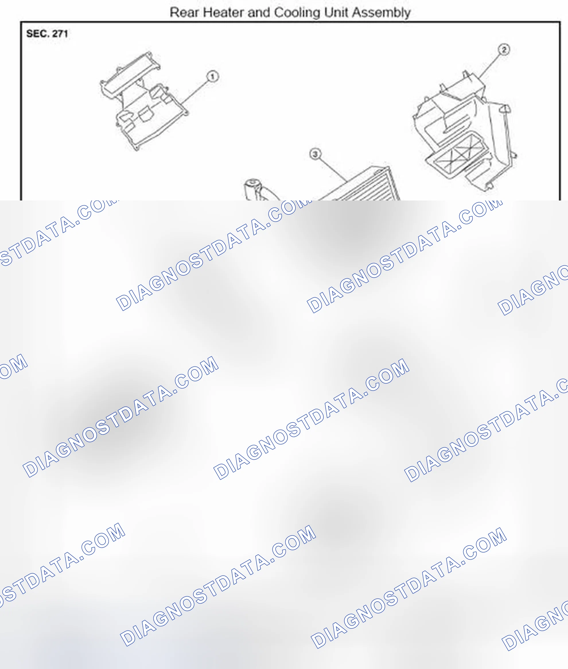 Scheme 211: Removal and Installation for Rear Evaporator