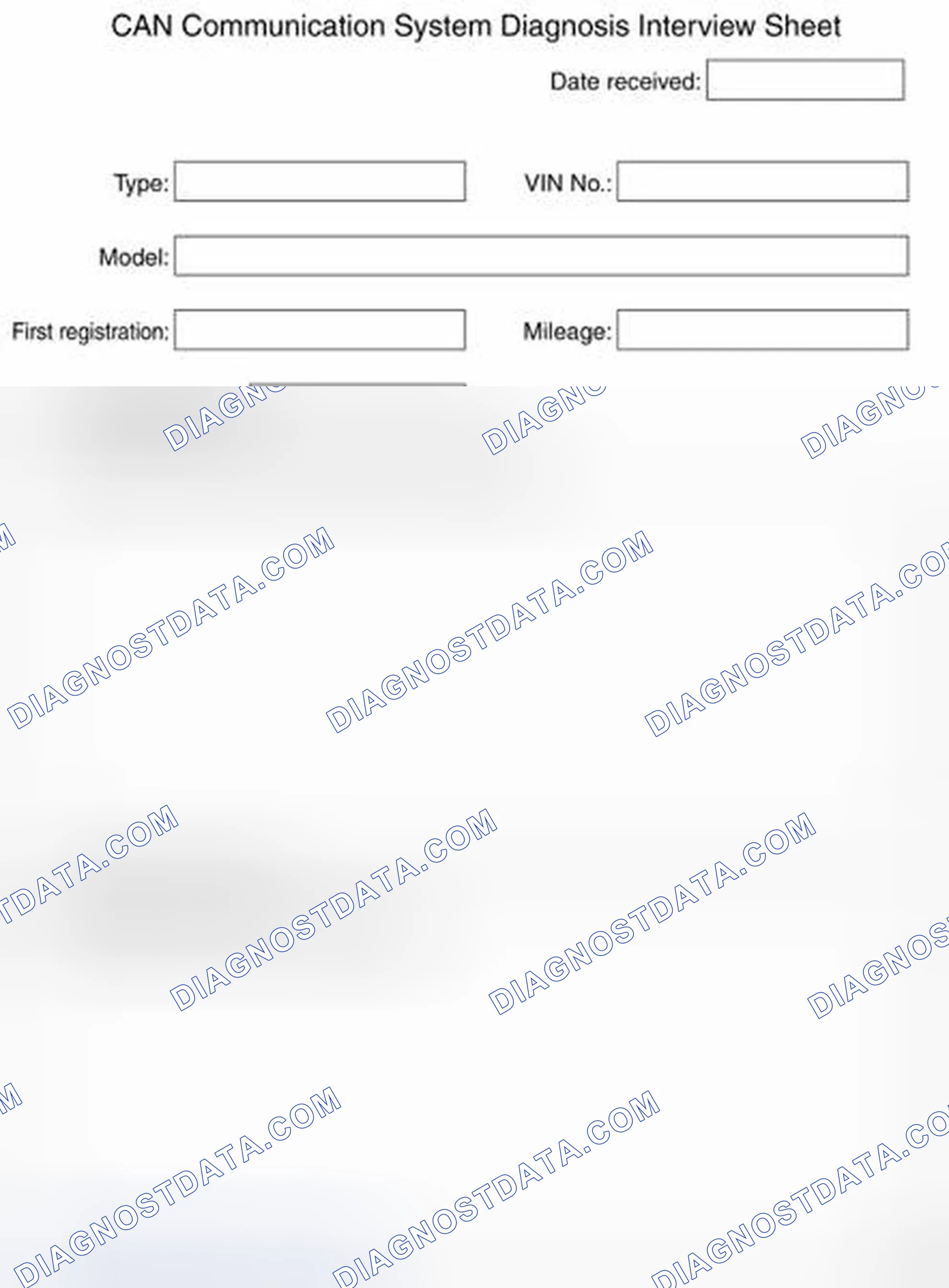 Scheme 29: Interview Sheet