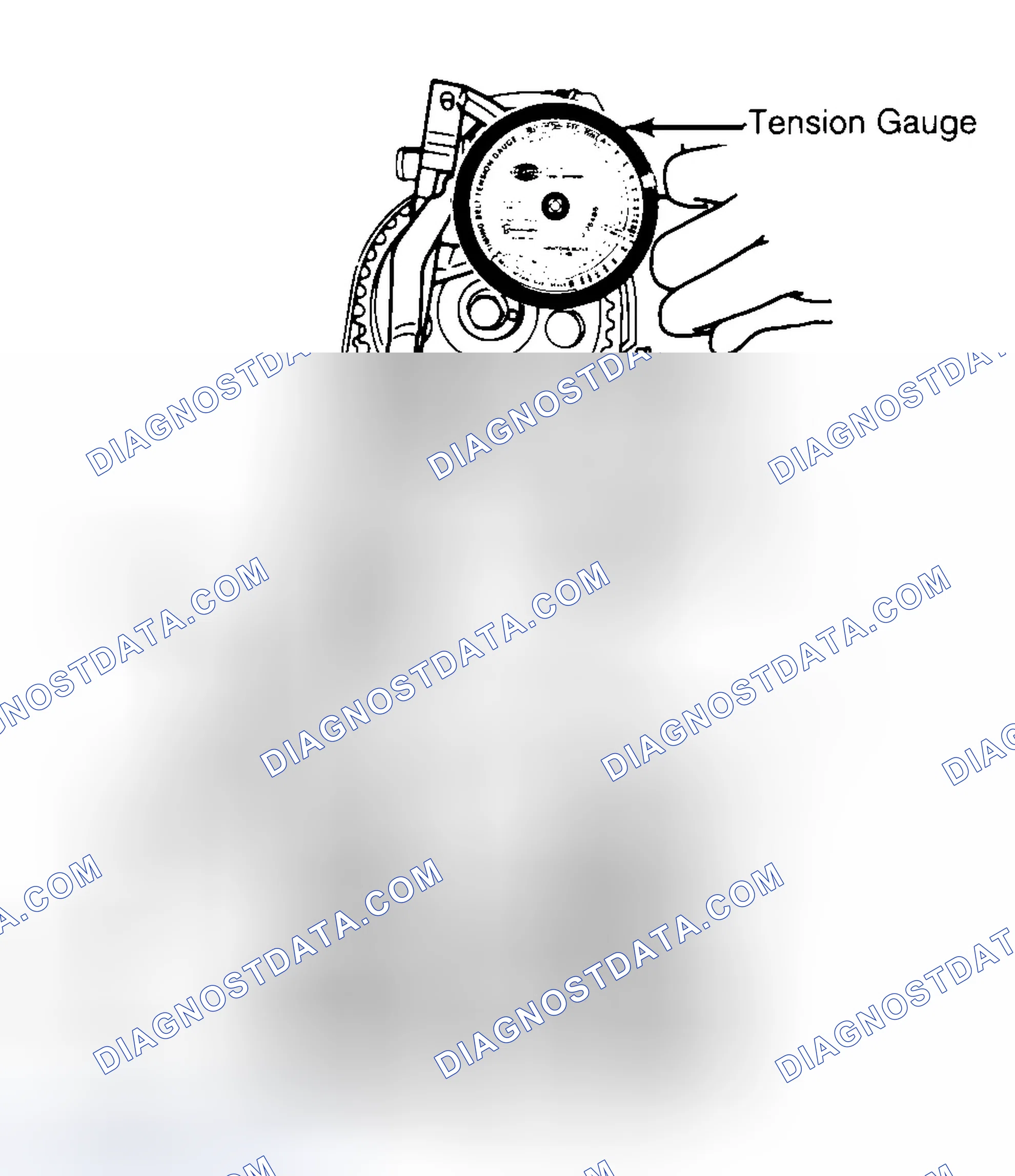 Scheme 3: Adjusting Typical Timing Belt Tension