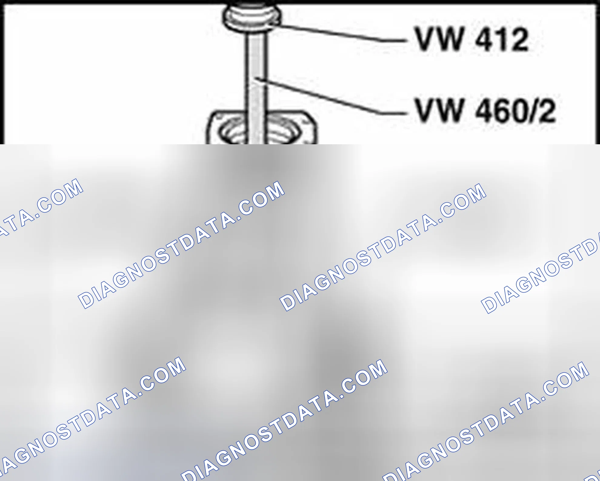 Scheme 78: Pressing drive pinion out of inner race for small tapered roller bearing