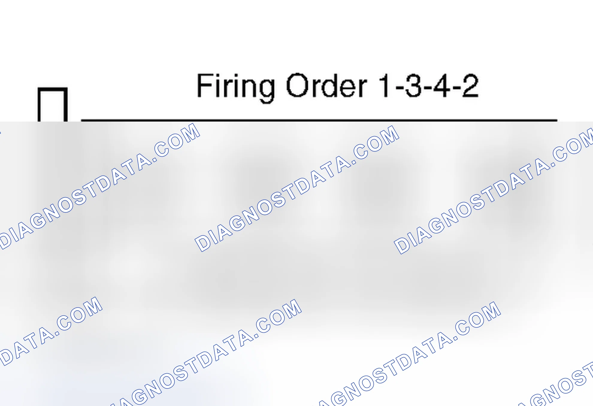 Scheme 2: Firing Order (1.3L, 1.8L, 1.9L, 2.2L & 2.4L)