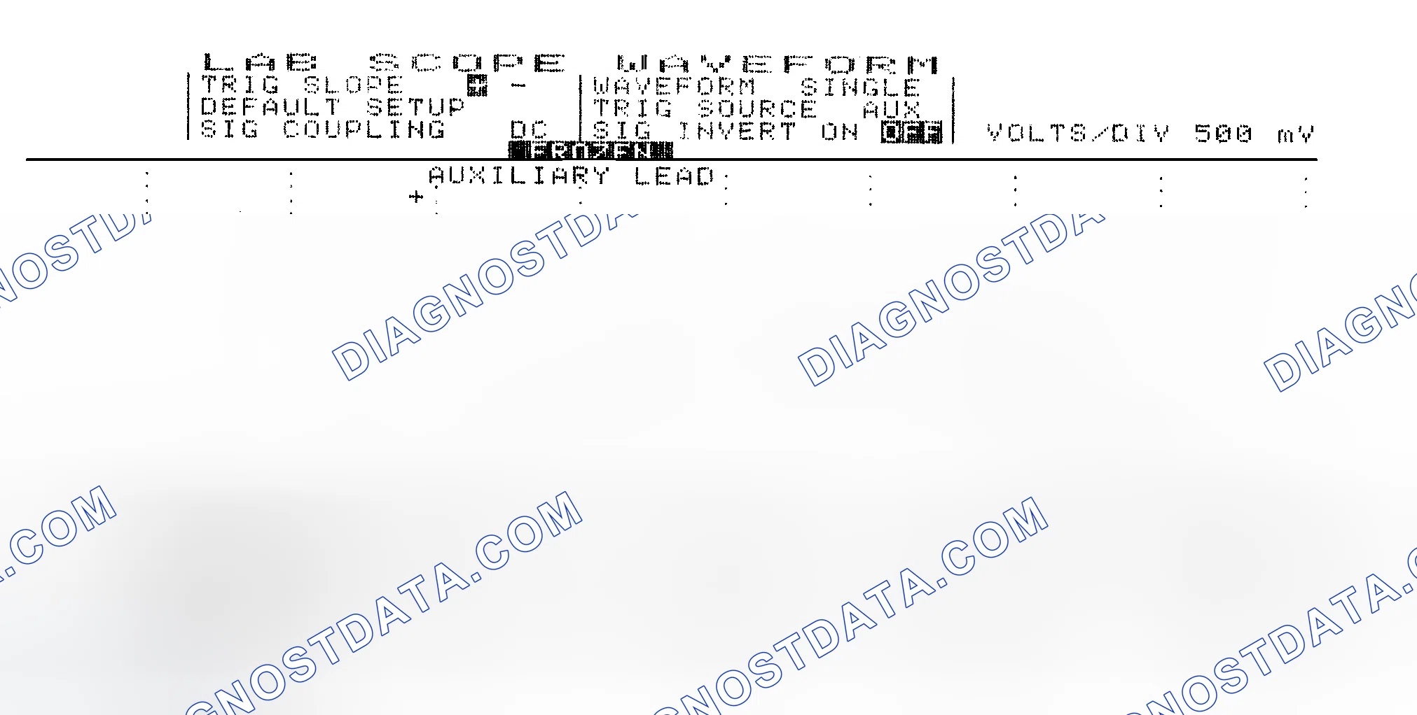 Scheme 14: Single Injector w/Excessive Current Flow - Current Pattern