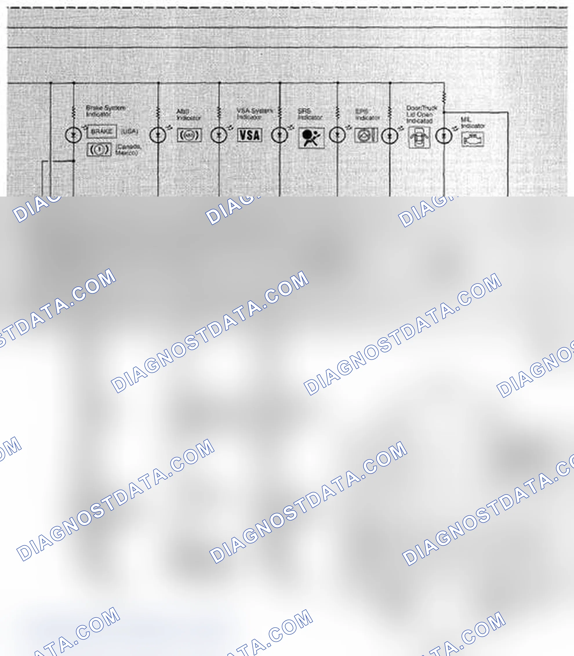 Scheme 320: Gauges And Indicator Circuit Diagram (Page 80-2)