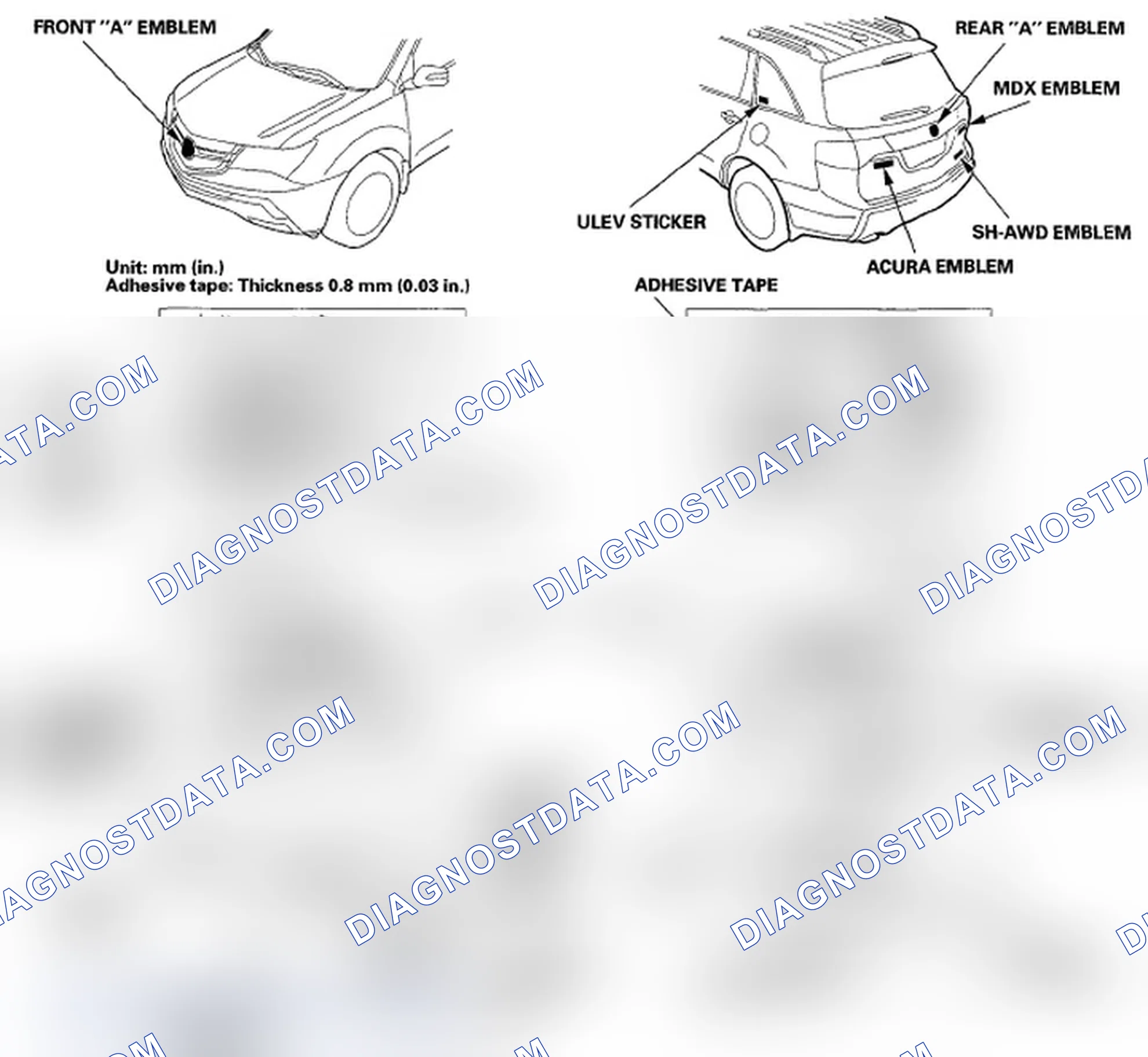 Scheme 204: Emblem/Sticker Replacement