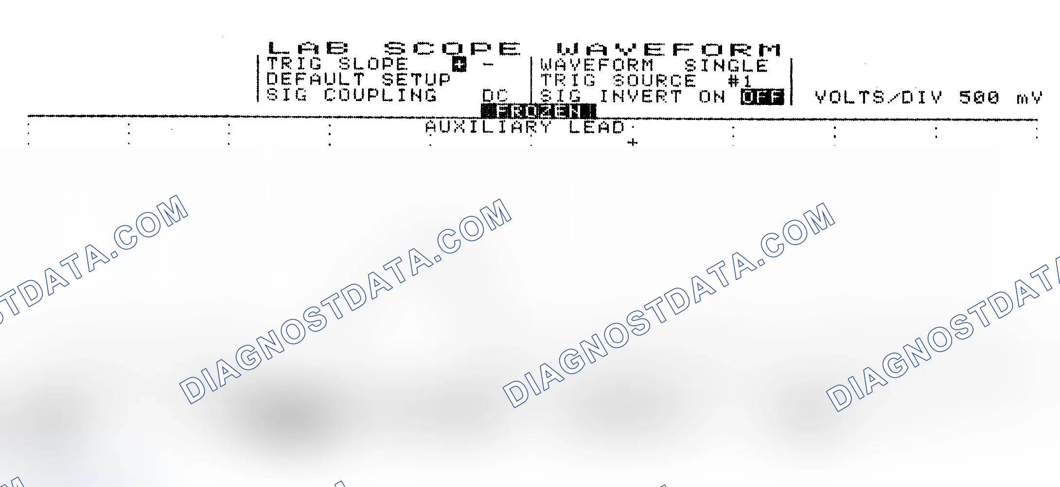 Scheme 10: Single Injector w/Excessive Current Flow - Current Pattern