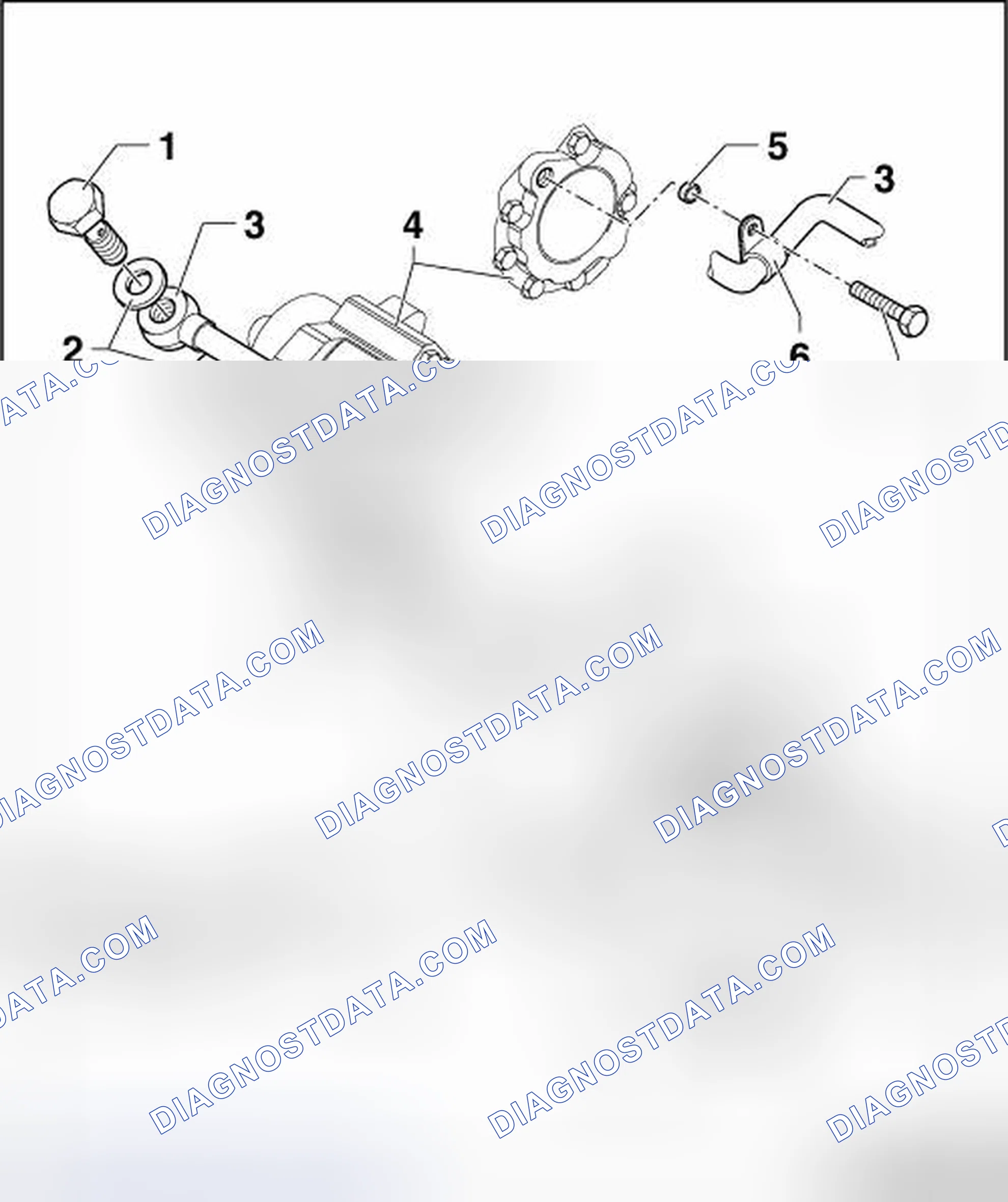 Scheme 18: PRESSURIZED LINE AND INTAKE HOSE TO POWER STEERING PUMP OVERVIEW