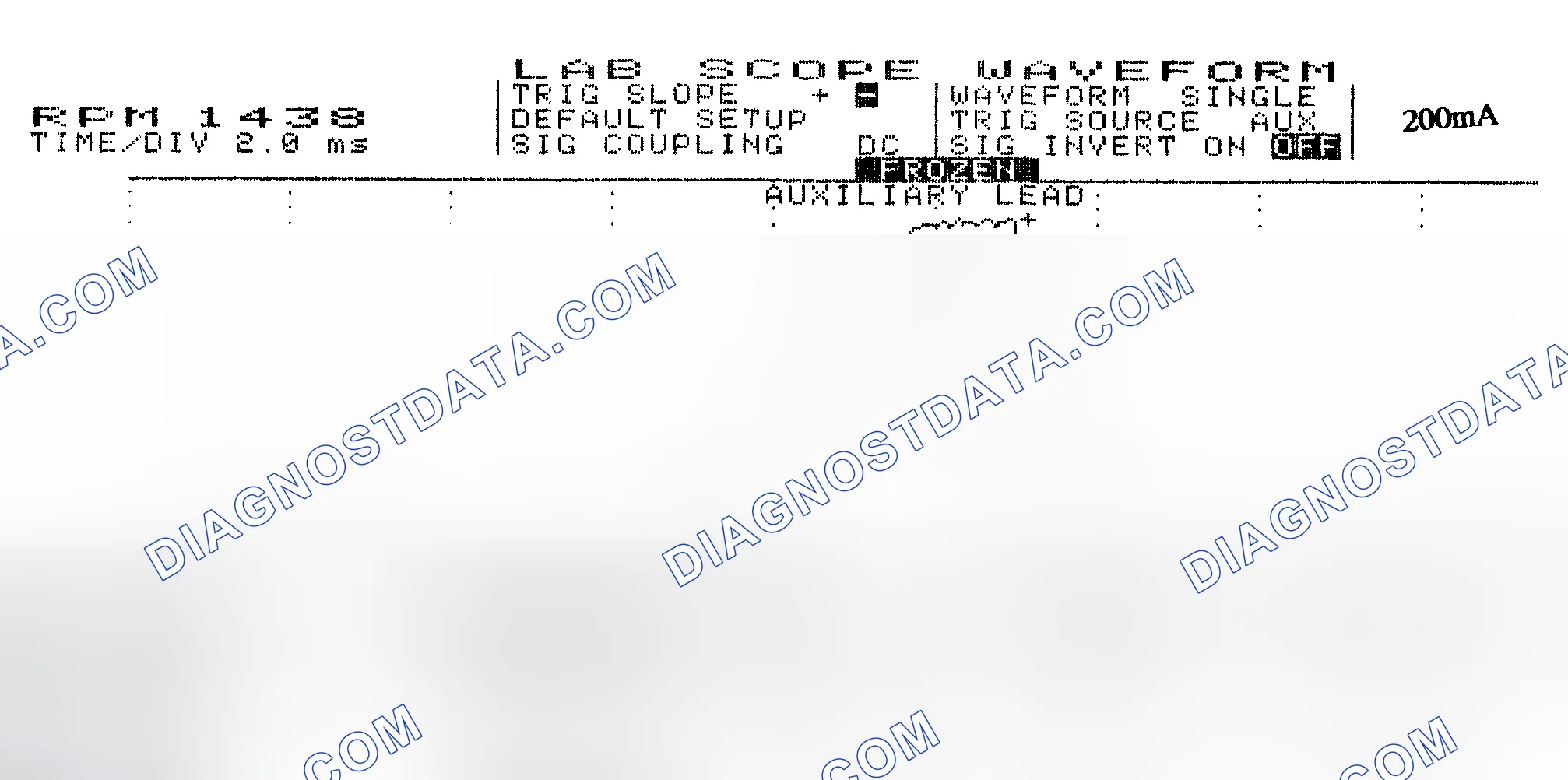Scheme 15: Single Injector w/Normal Current Flow - Current Pattern