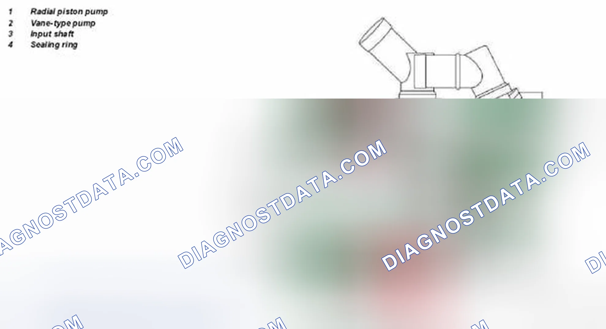 Scheme 49: Identifying Radial Piston Pump, Vane-Type Pump, Input Shaft And Sealing Ring